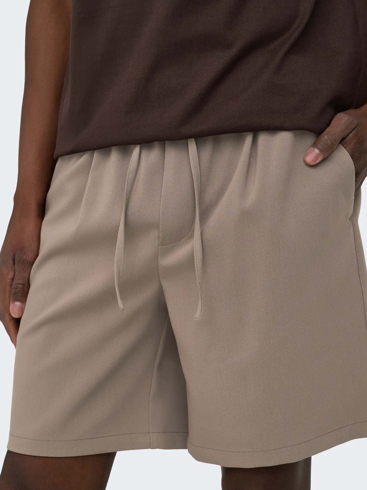 Only & Sons Shorts ONSWILL Loose Fit Marrone