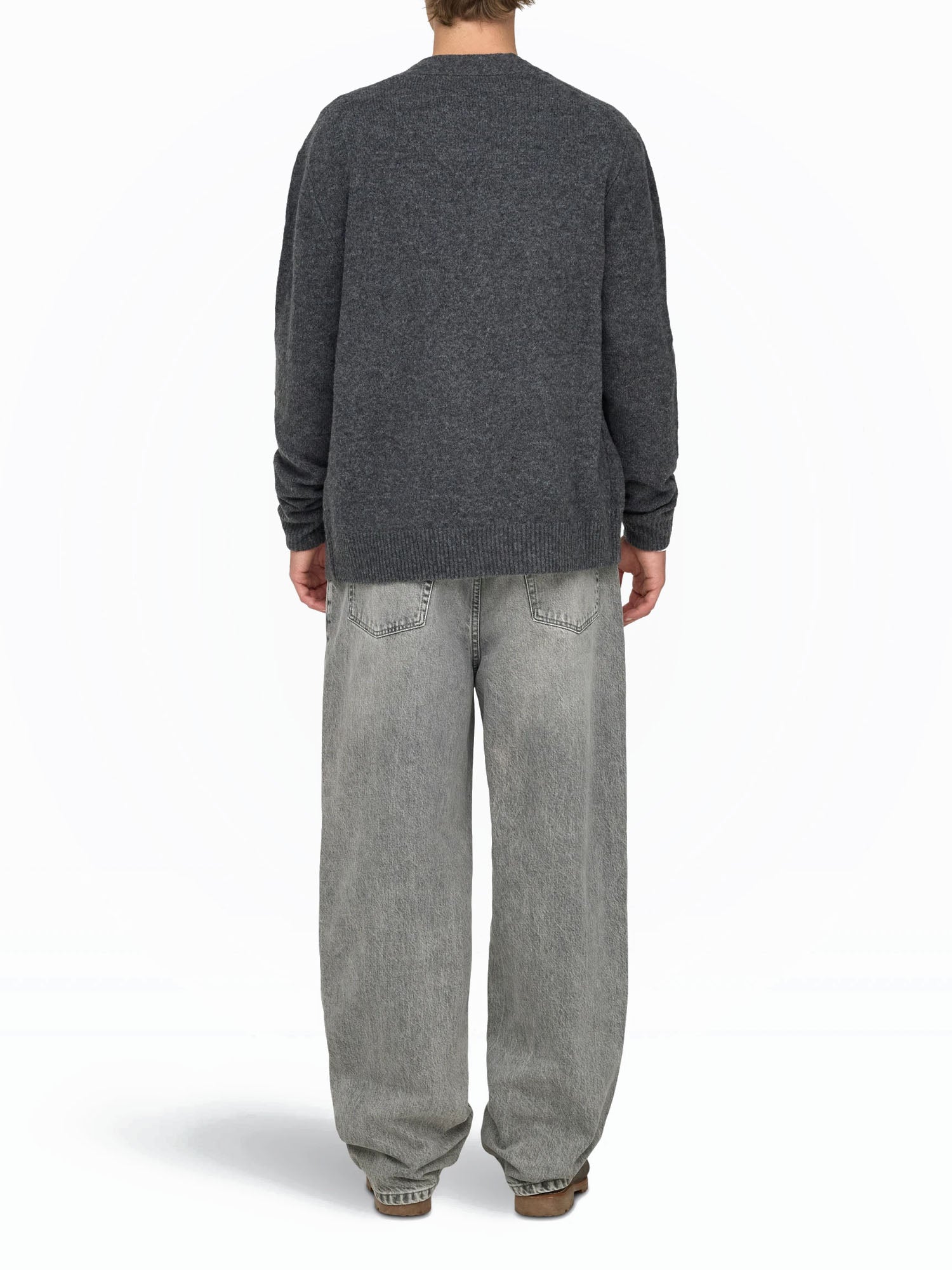 Only & Sons Jeans Onsfade Loose Grigio