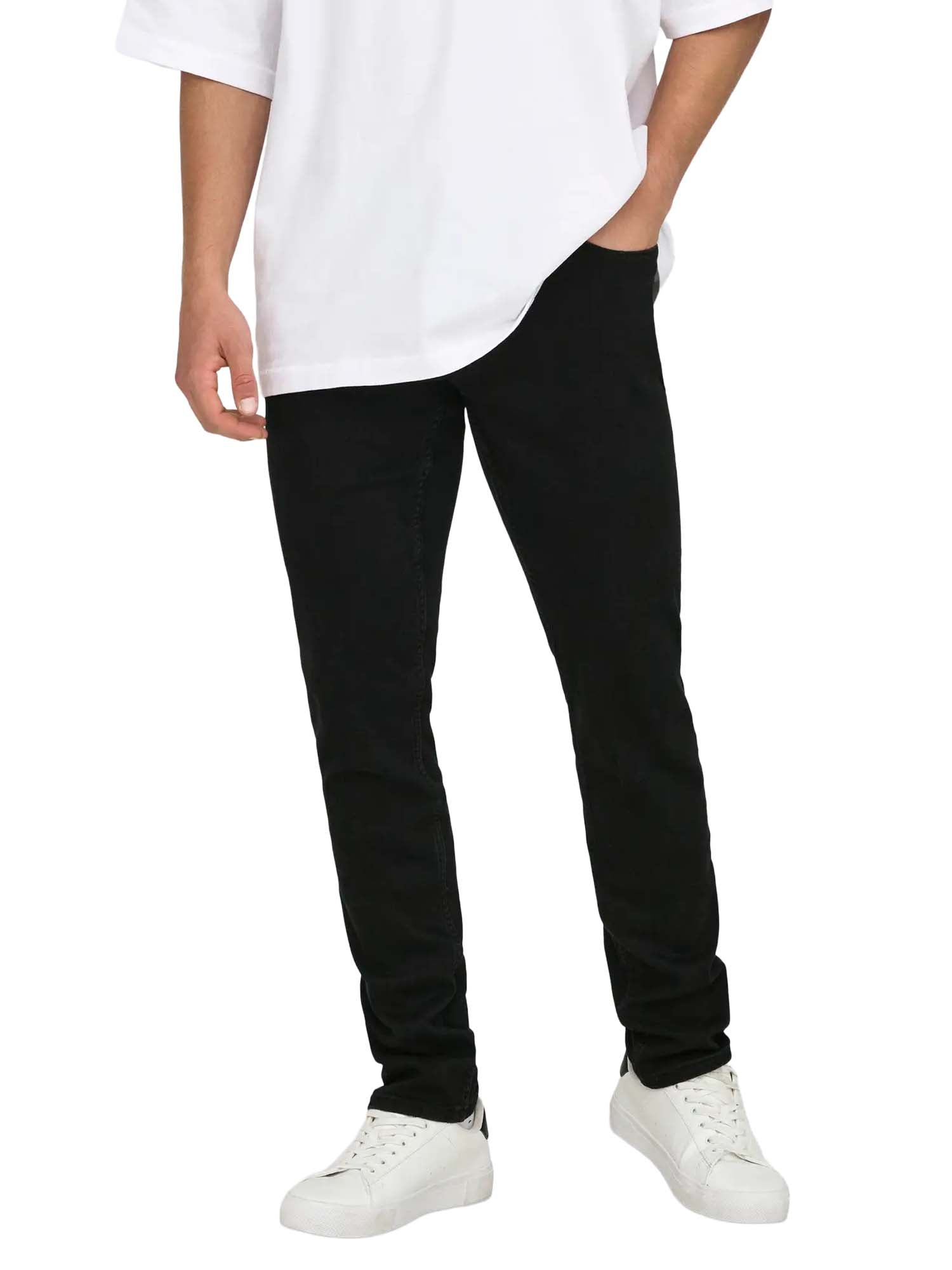 Only & Sons Onsloom Slim Black 0448 Dia Dnm Noos Nero
