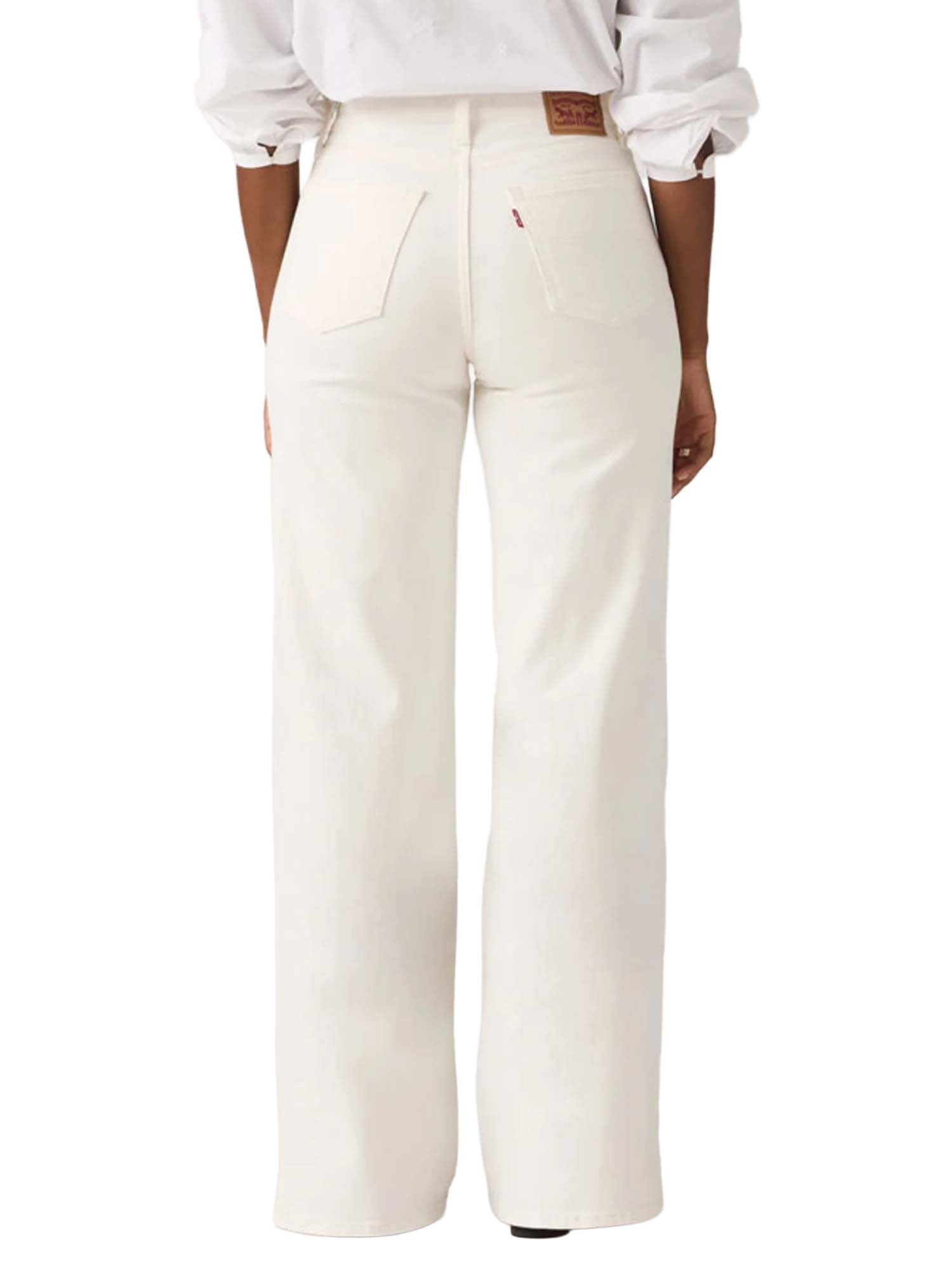 Levi's® Jeans 728 a vita alta con gamba ampia Bianco