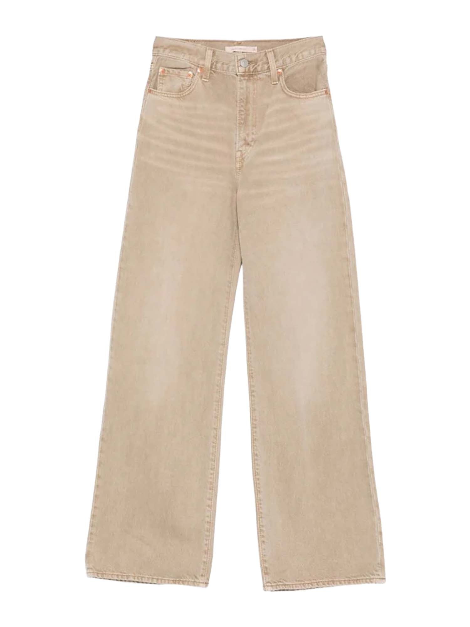 Levi's® Jeans Ribcage con gamba ampia Marrone