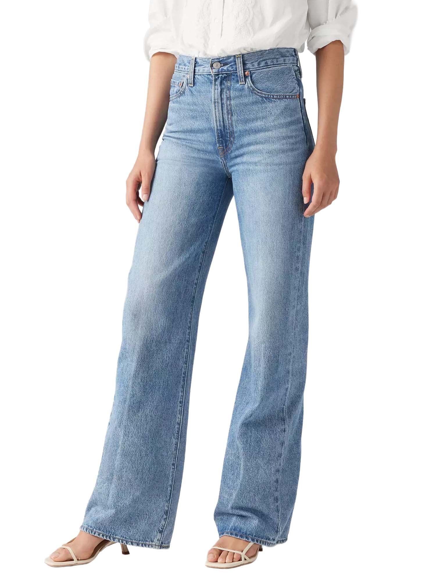 Levi's® Jeans Ribcage con gamba ampia Blu