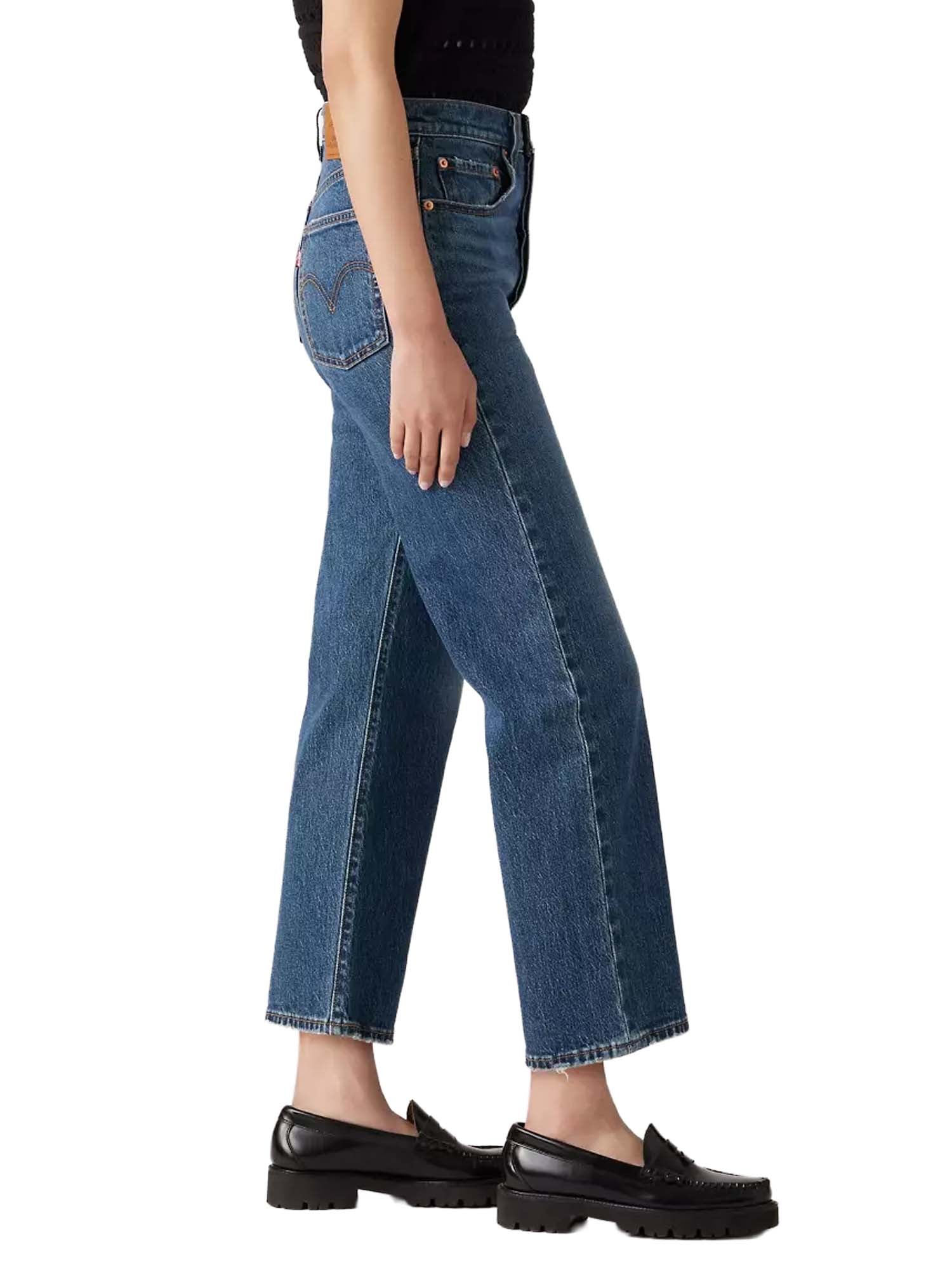Levi's® Jeans Ribcage Straight alla caviglia Blu