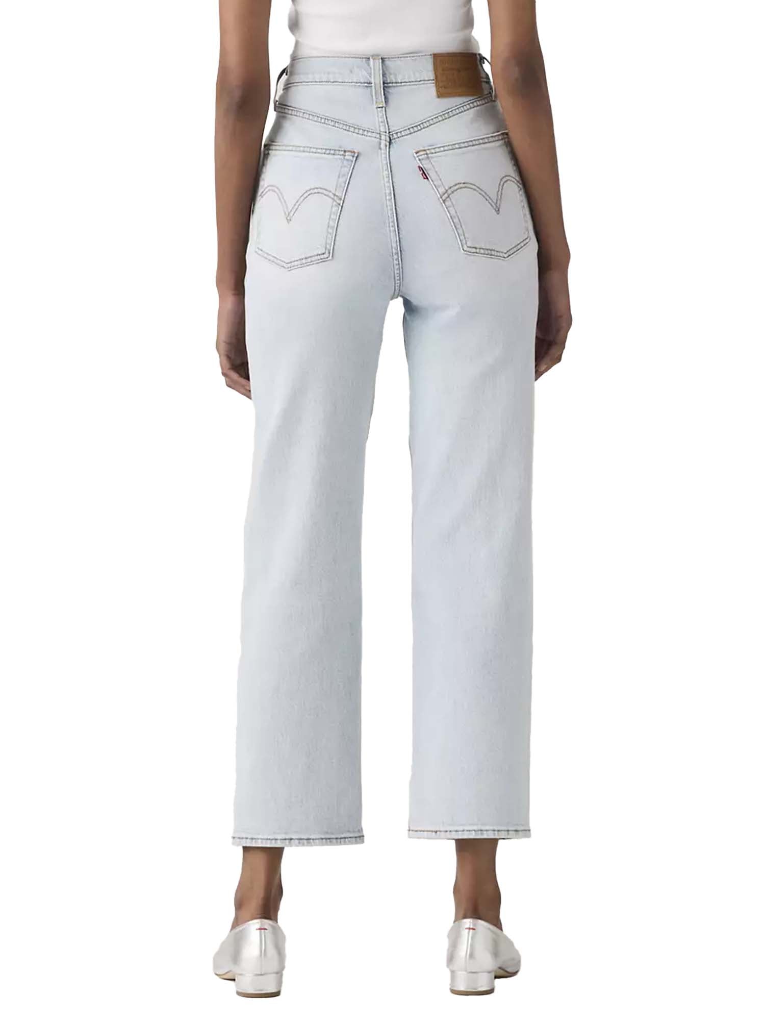 Levi's® Jeans Ribcage Straight alla caviglia Azzurro