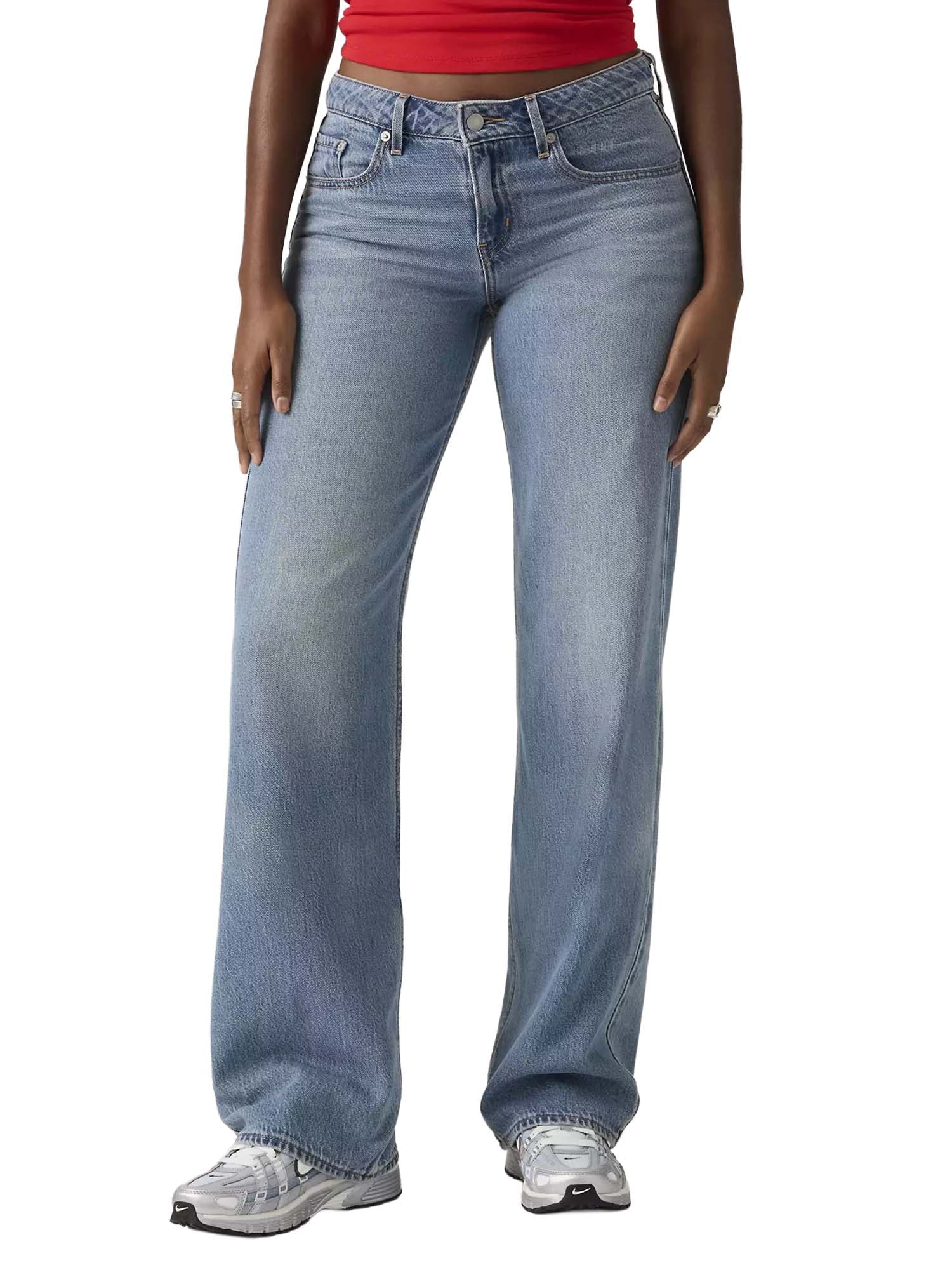 Levi's® Jeans bassi ampi da donna Blu