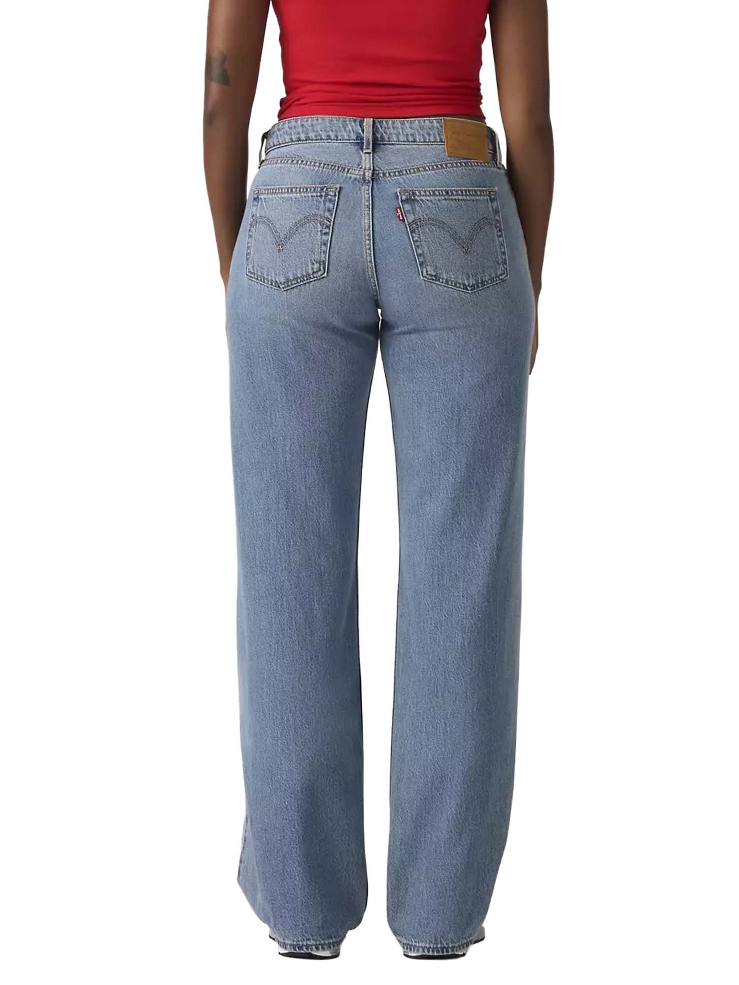 Levi's® Jeans bassi ampi da donna Blu