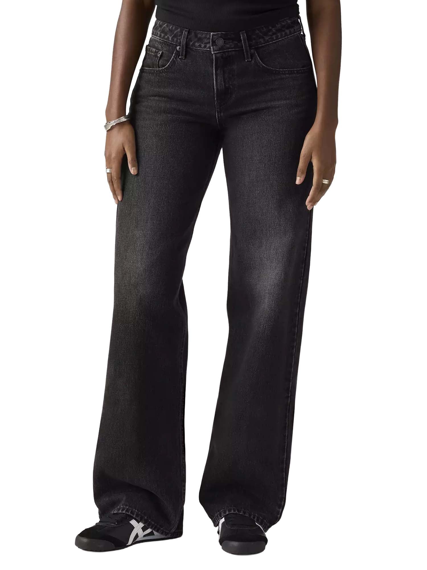 Levi's® Jeans loose a vita bassa Nero