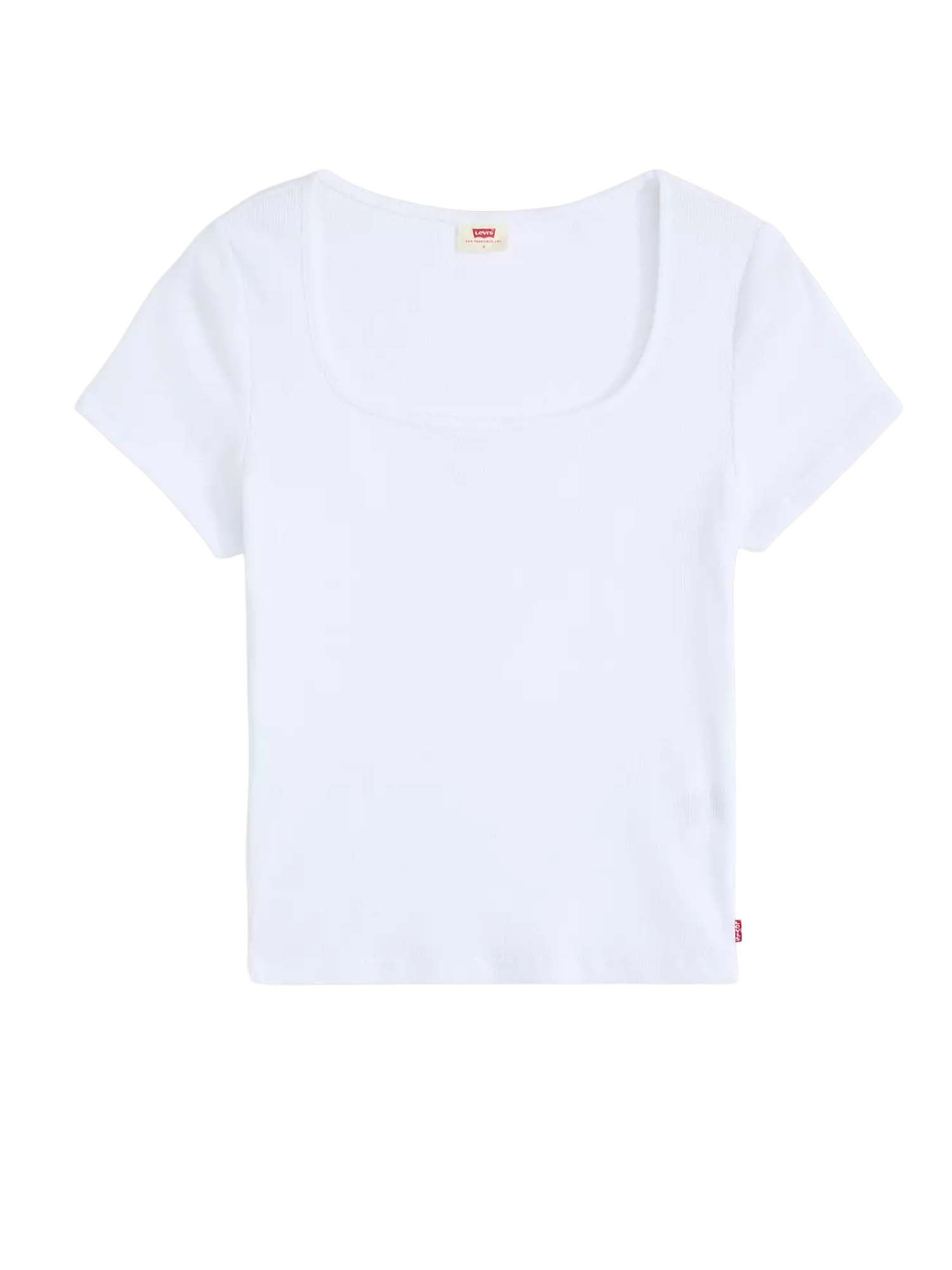 Levi's® T-Shirt Essential con scollo squadrato Bianco