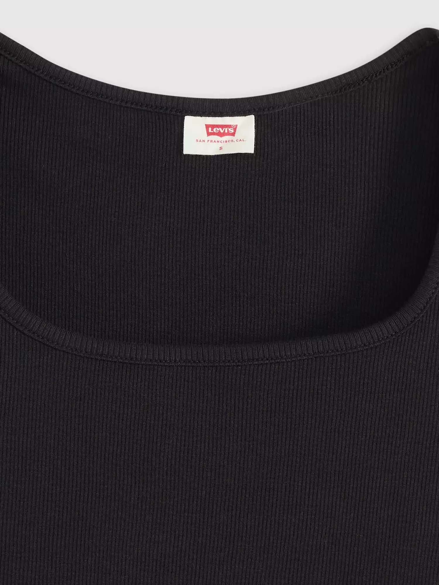 Levi's® T-Shirt Essential con scollo squadrato Nero