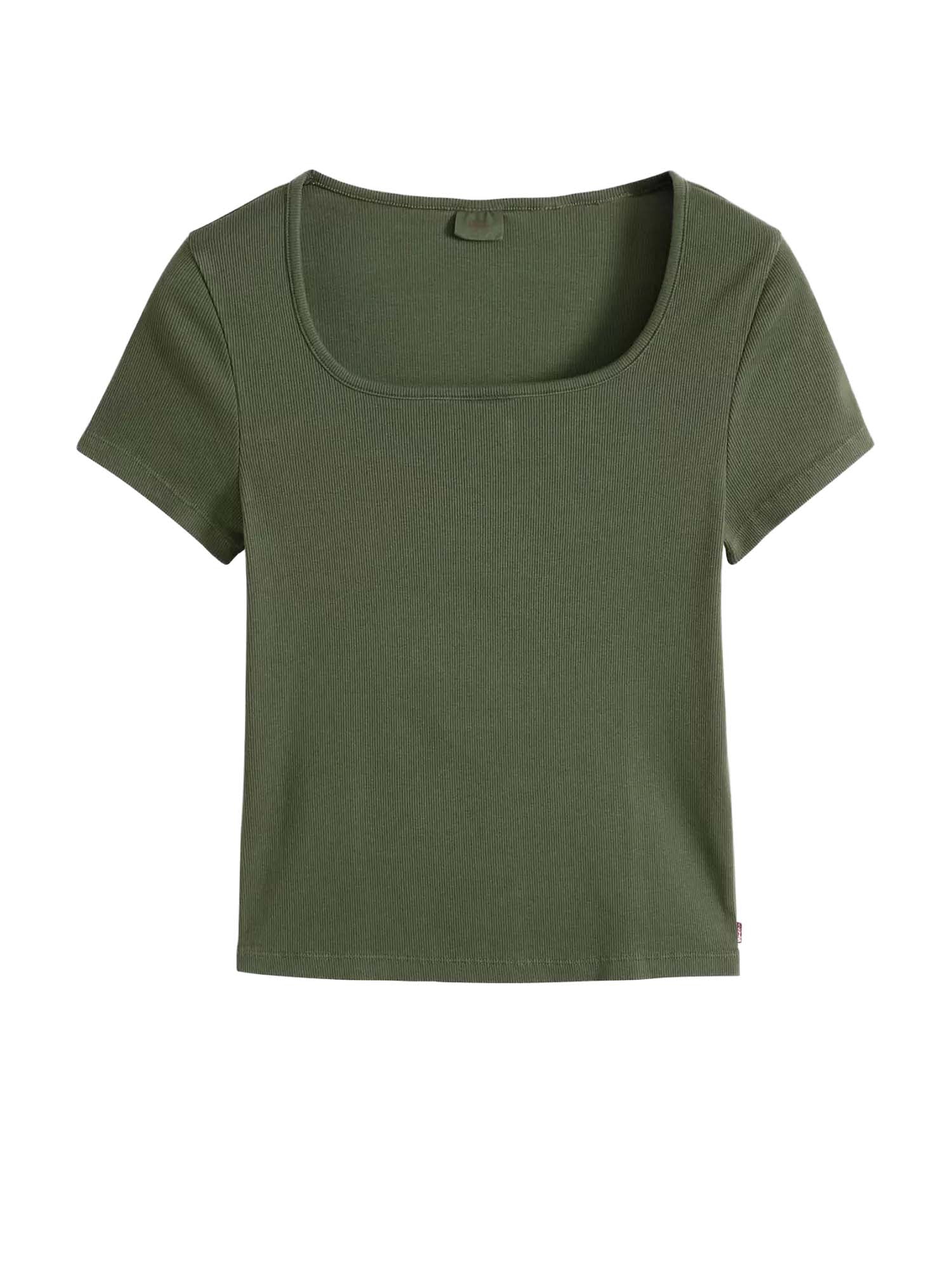 Levi's® T-Shirt Essential con scollo squadrato Verde
