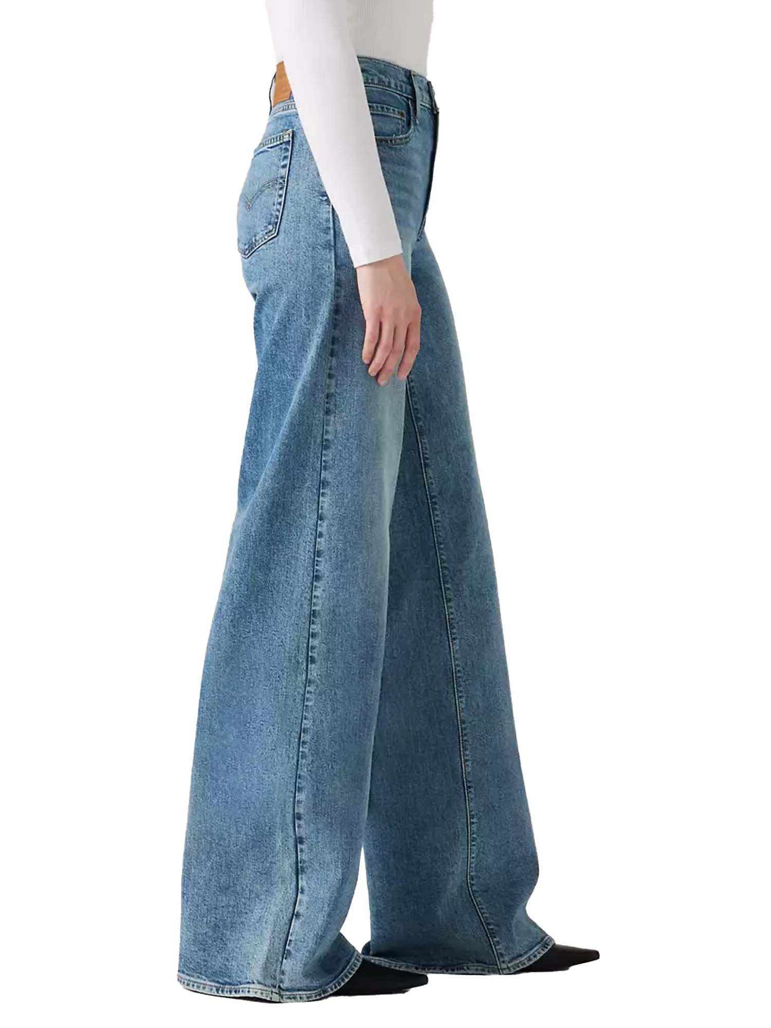 Levi's® Jeans 728™ a vita alta con gamba ampia Blu