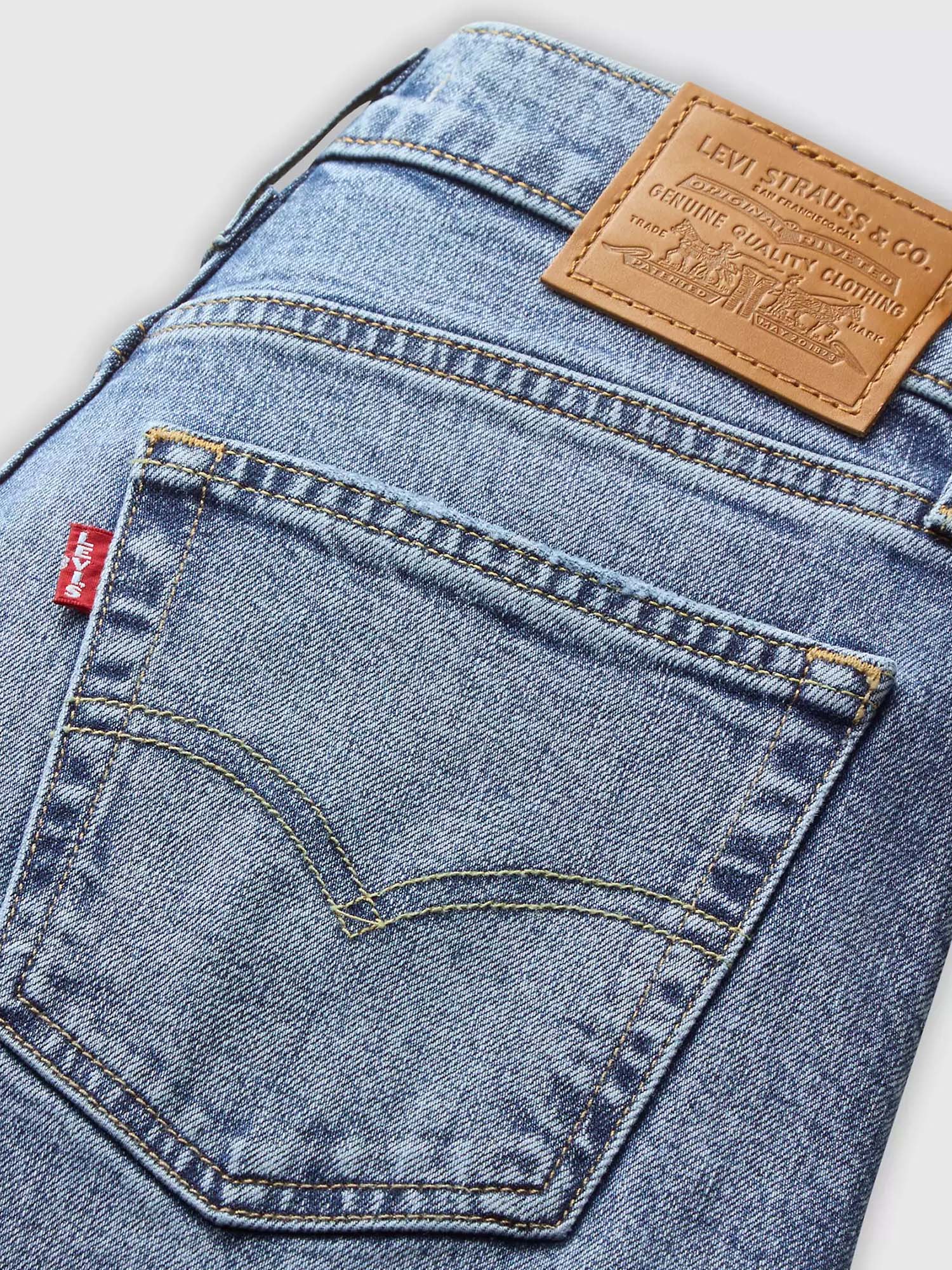 Levi's® Jeans 728™ a vita alta con gamba ampia Blu