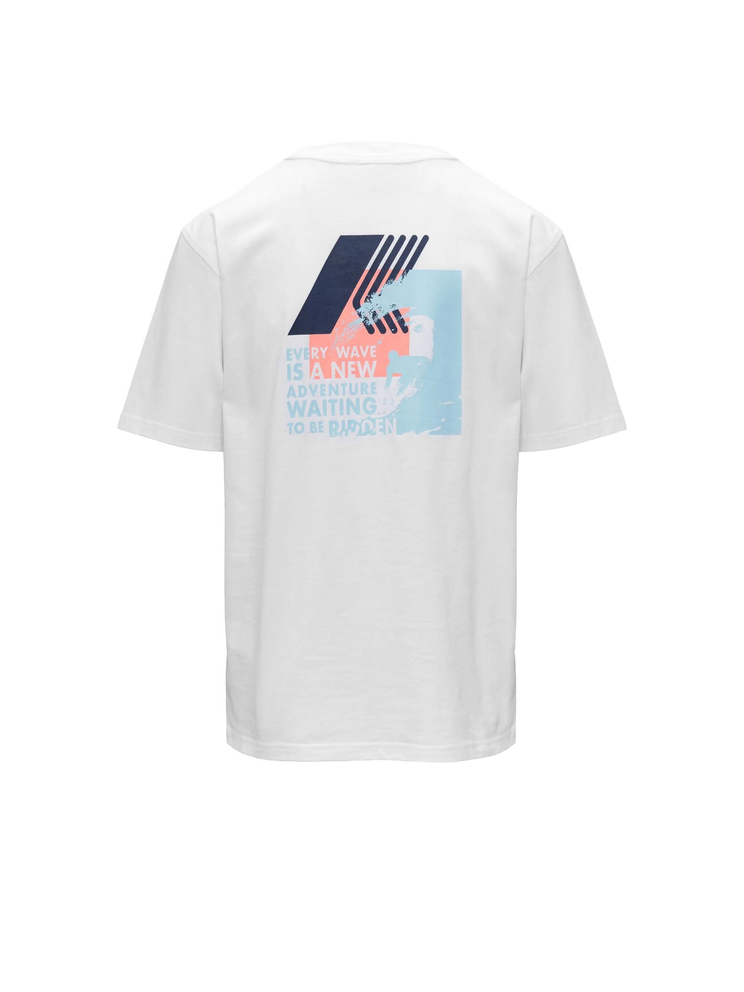 K-way Solo Jersey Wave Bianco