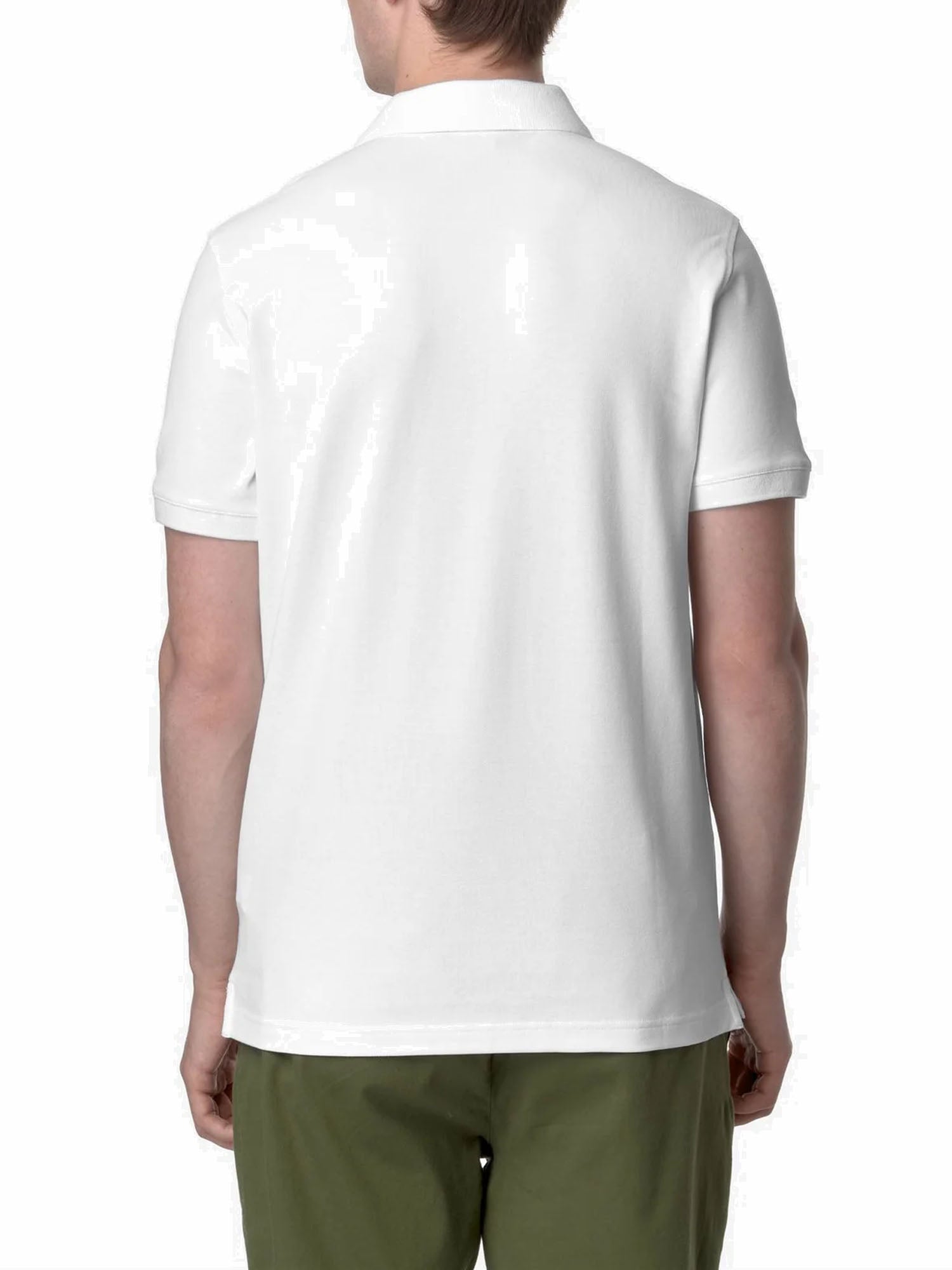 K-way Amedee Pique Slim Bianco