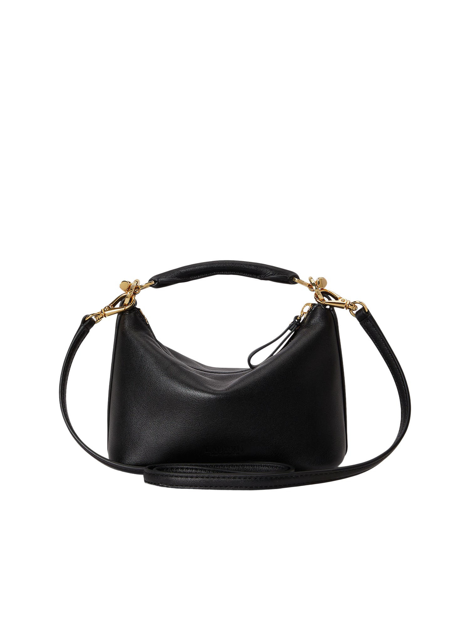 Lauren Ralph Lauren Borsa a Tracolla Mini Blaike in Pelle Nappa Nero