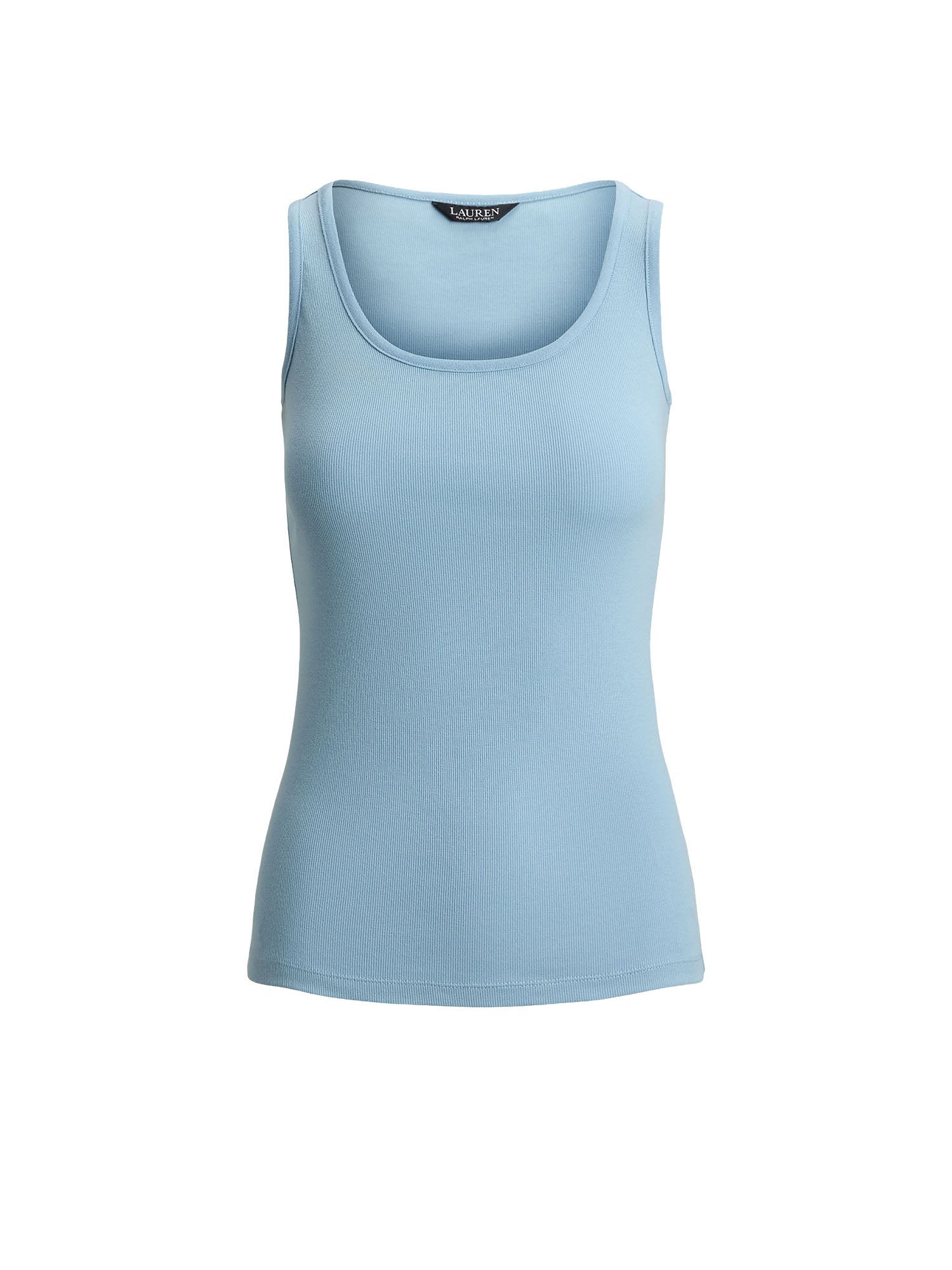 Lauren Ralph Lauren Canotta in Cotone Elasticizzato Blu