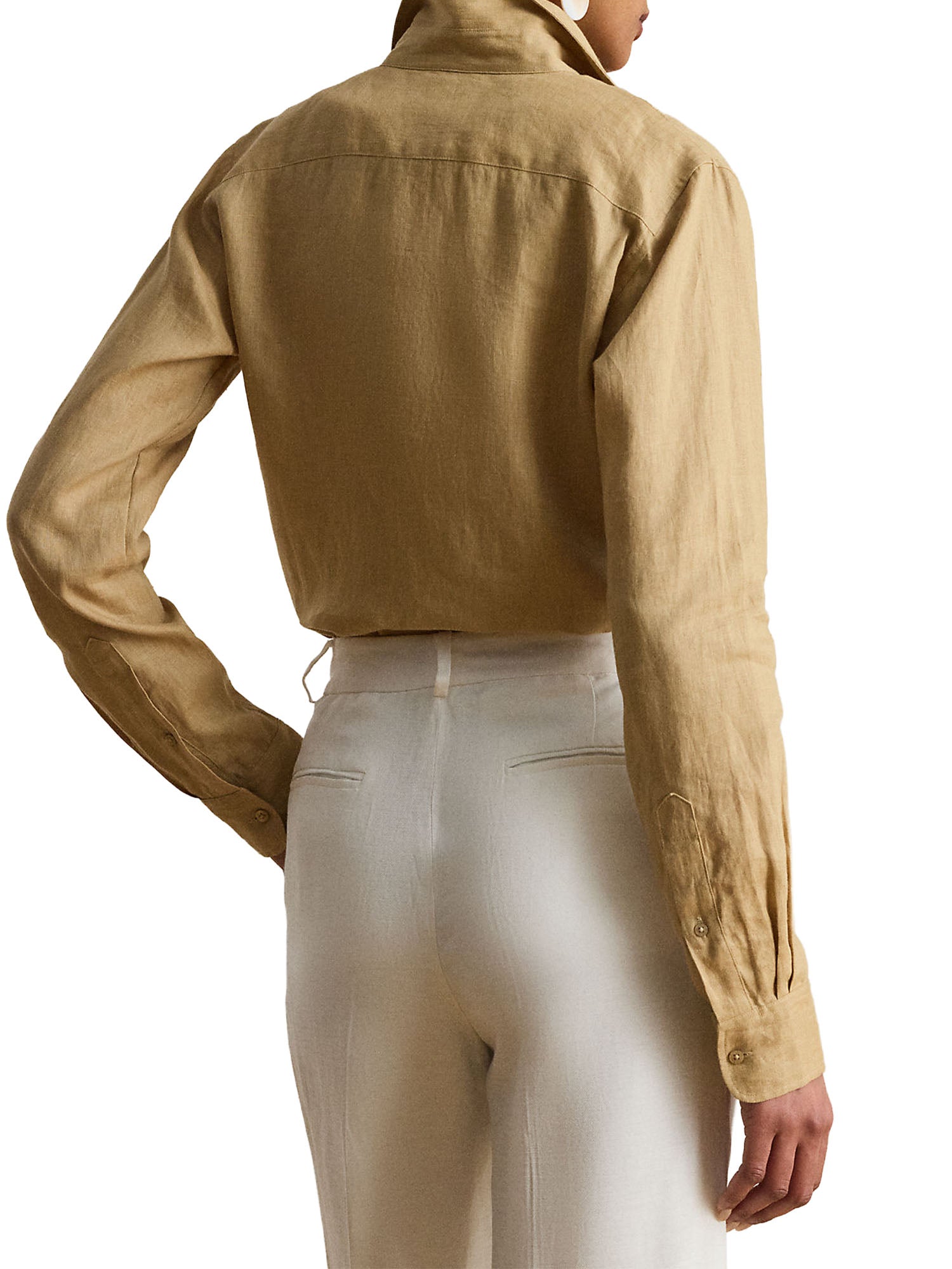 Lauren Ralph Lauren Camicia in Lino Beige