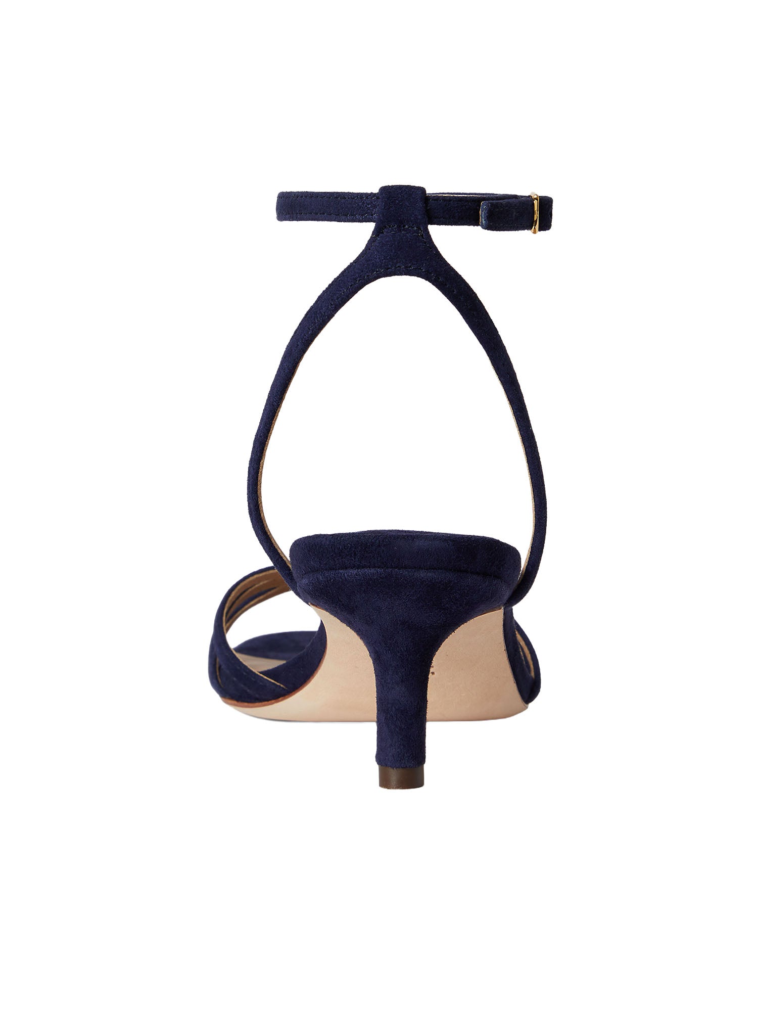 Lauren Ralph Lauren Sandali in Camoscio con Tacco a Gambo Kinokl di Kendyl Blu