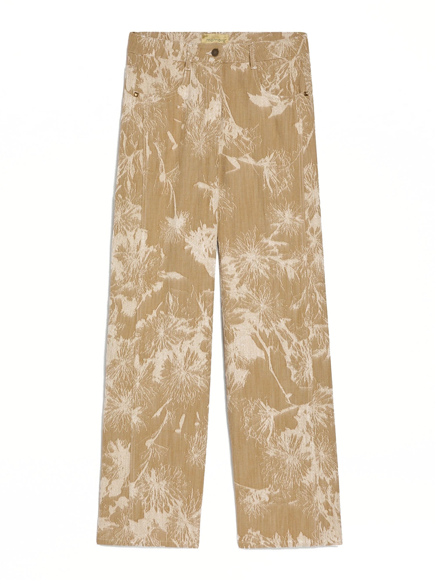 Momonì Pantaloni Aguila in denim Giallo