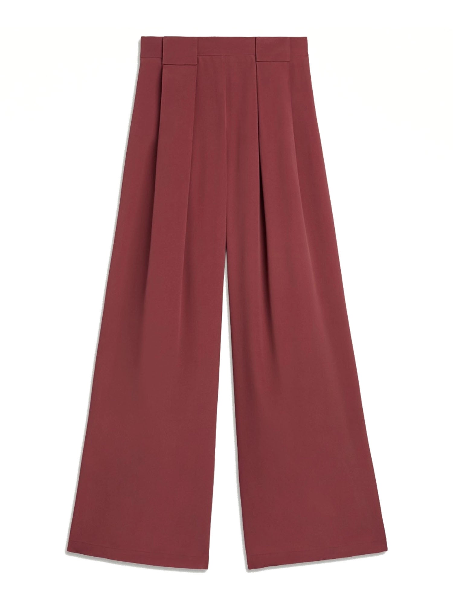 Momonì Pantaloni Aspen in Acetato Marrone