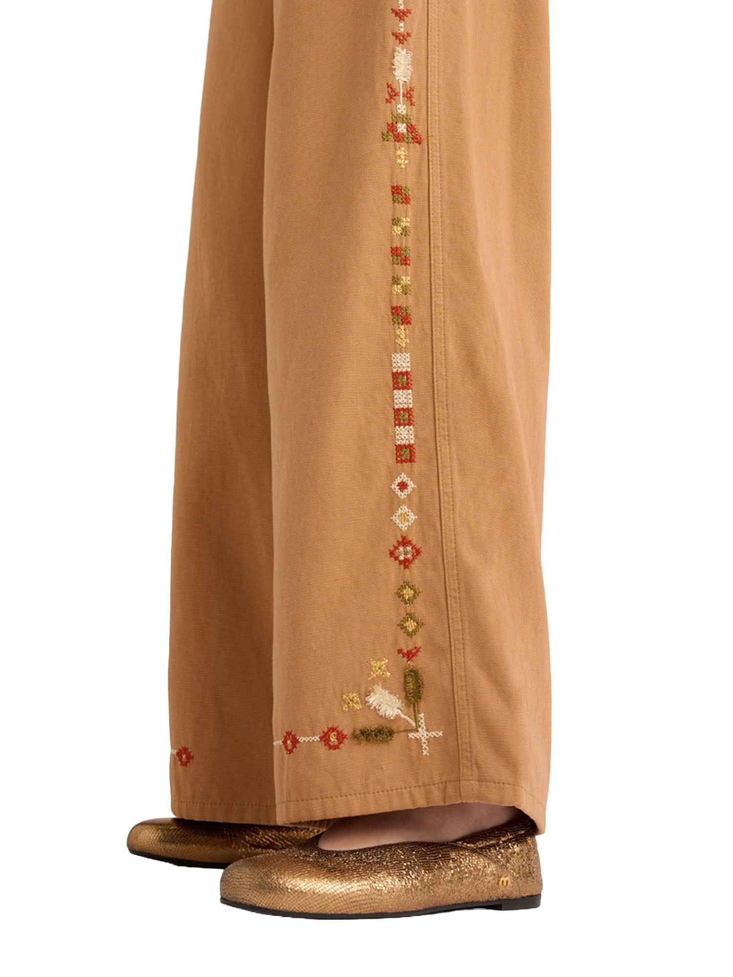 Momonì Pantaloni Aoki Beige