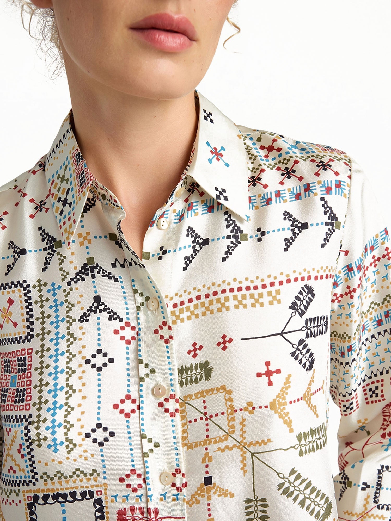 Momonì Camicia Arles Multicolore