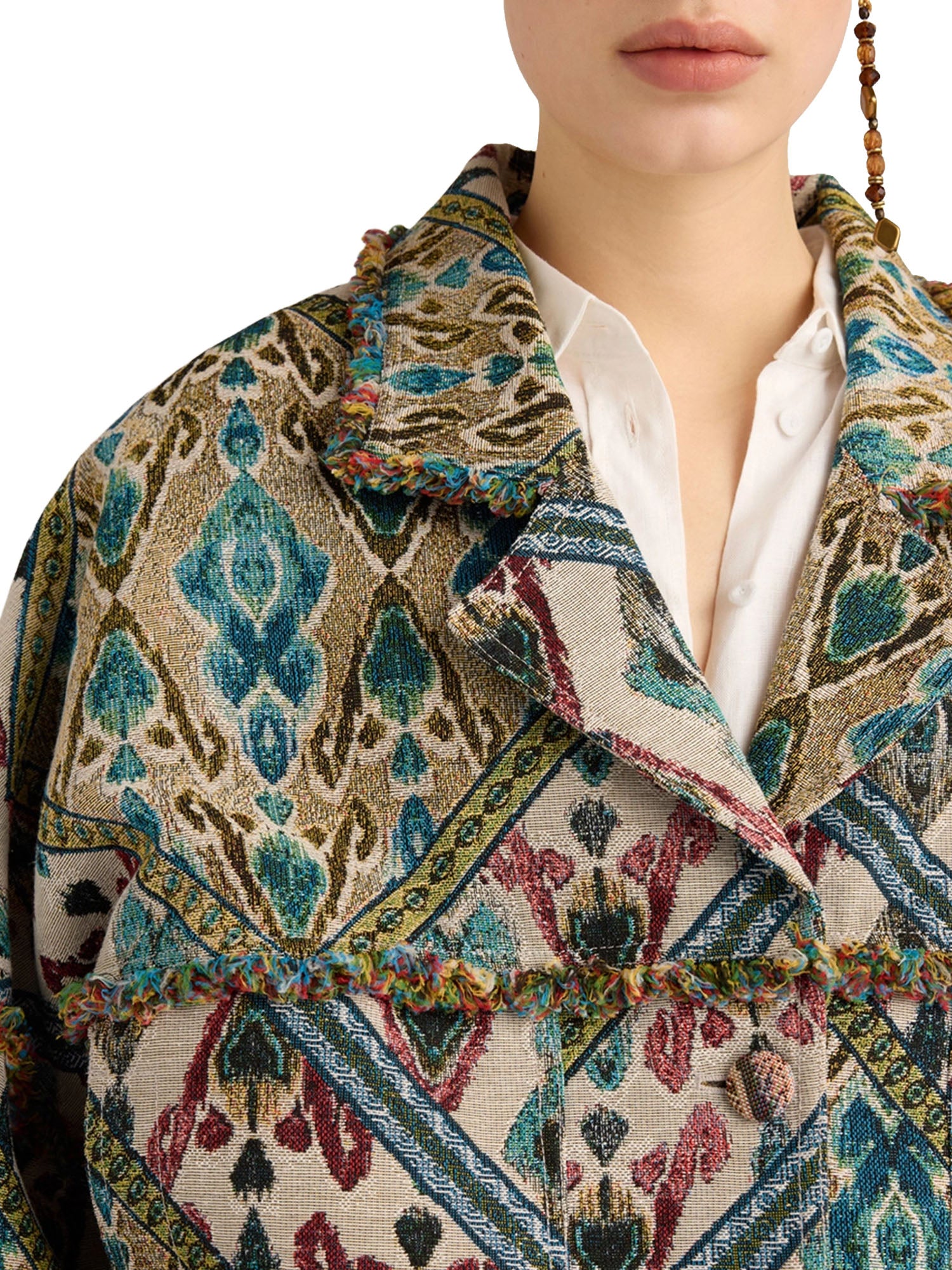 Momonì Cappotto Cantadora Multicolore