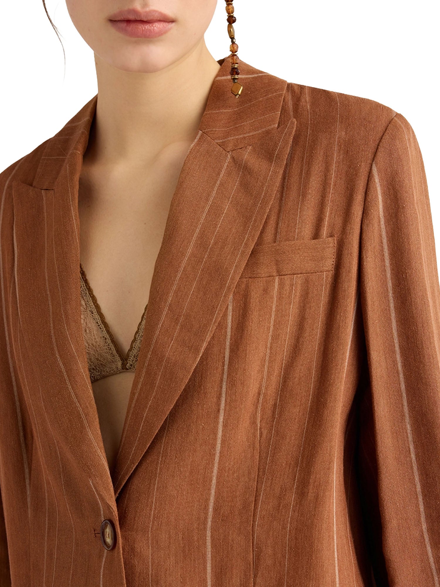 Momonì Giacca Caliche Marrone