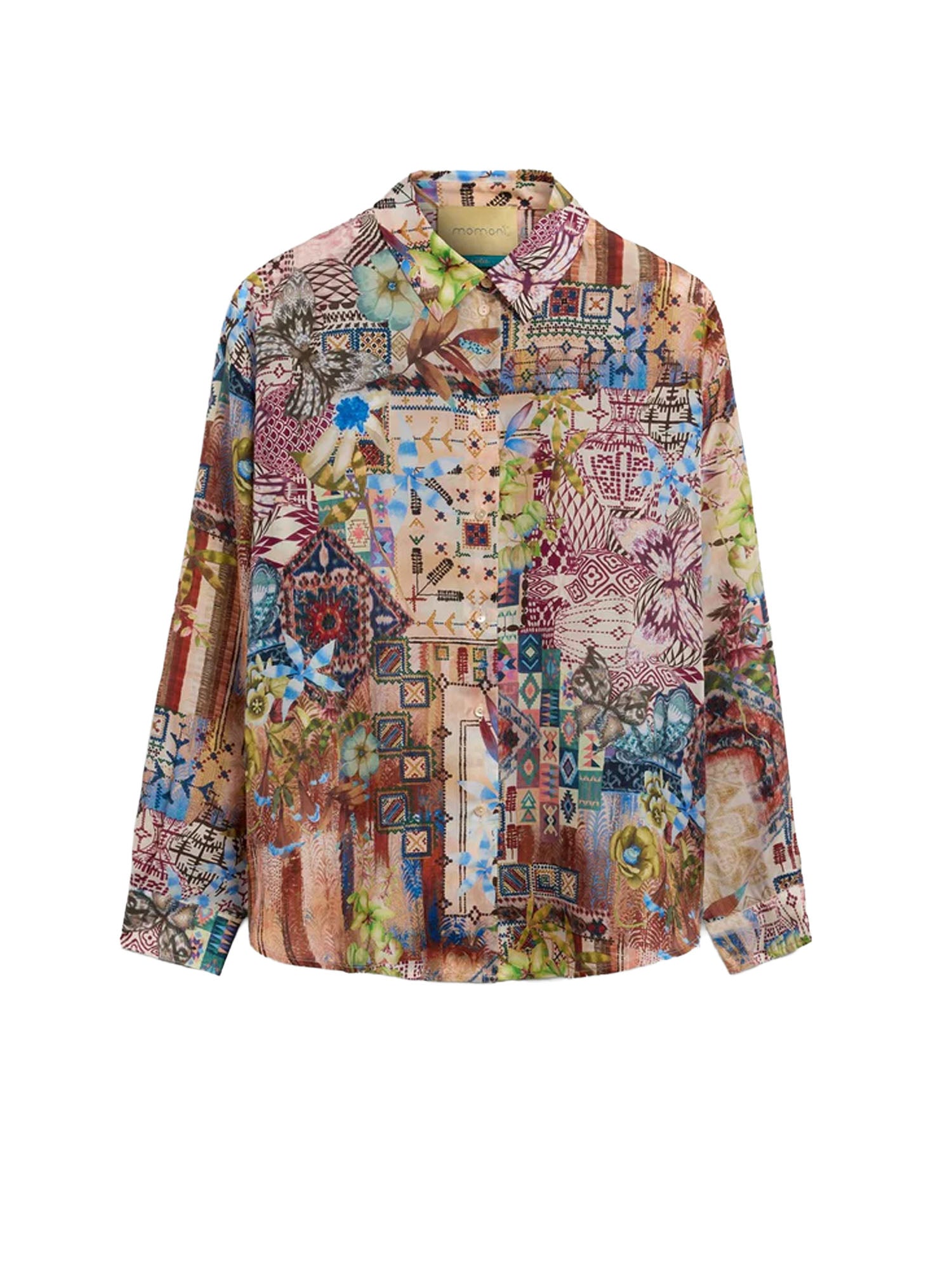 Momonì Camicia Colinas Multicolore