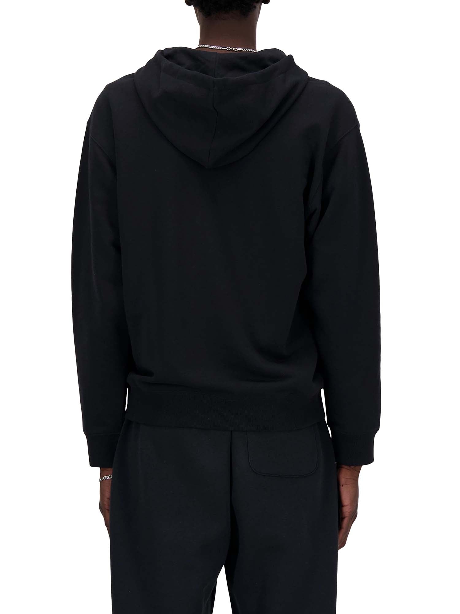 New Balance Felpa Sport Essentials Logo French Terry Nero