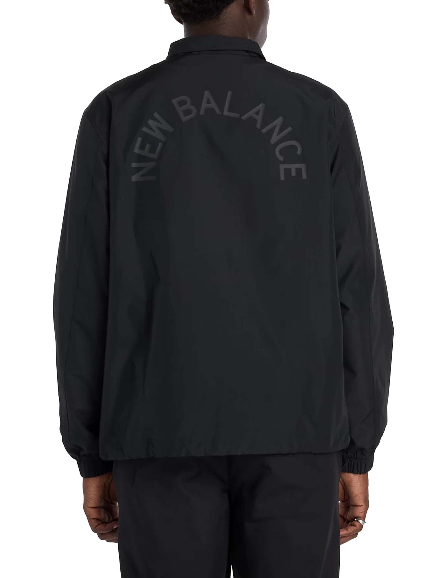 New Balance Giacca Lightweight Coaches Nero