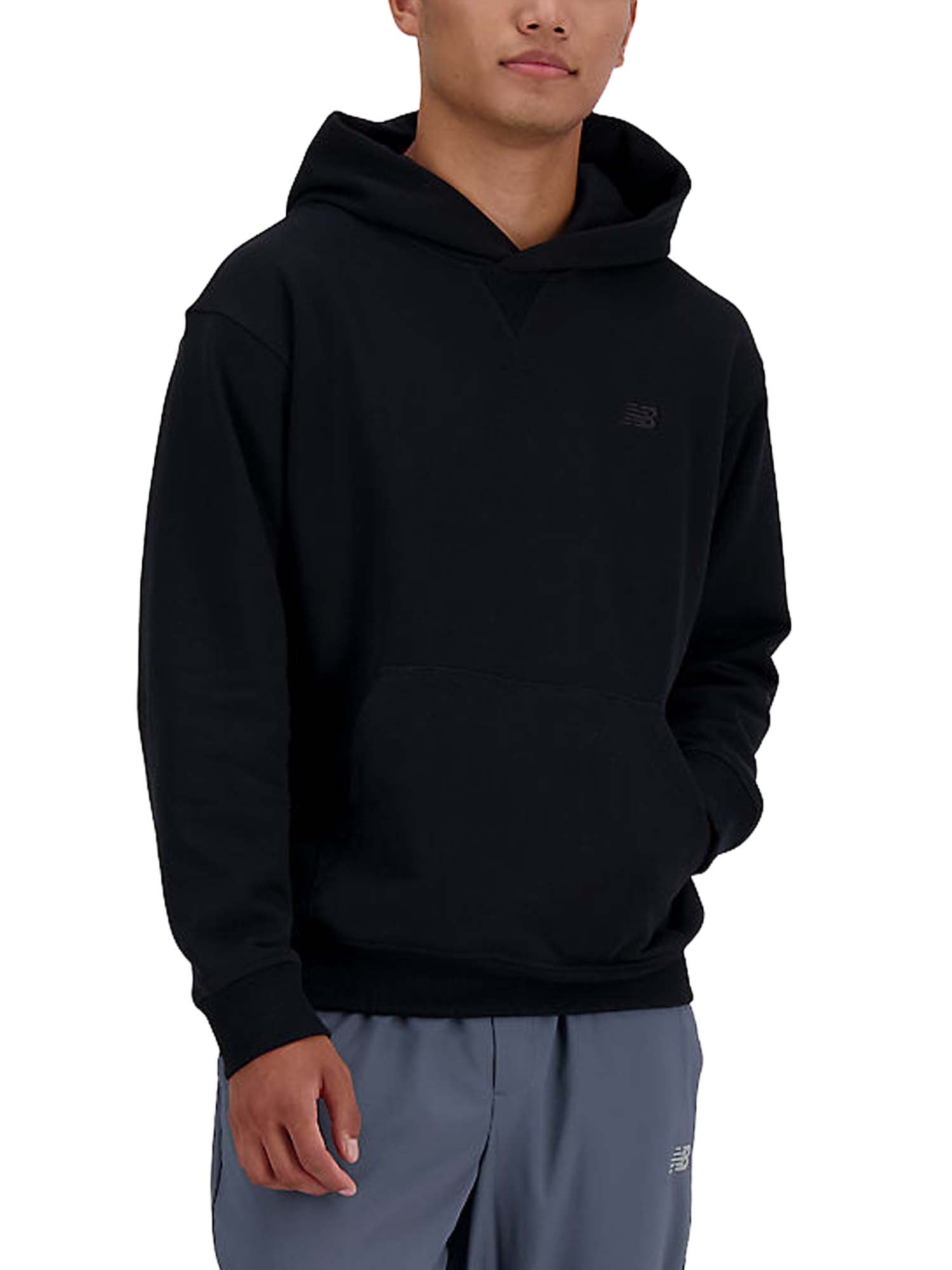 New Balance Athletics French Terry Hoodie Nero