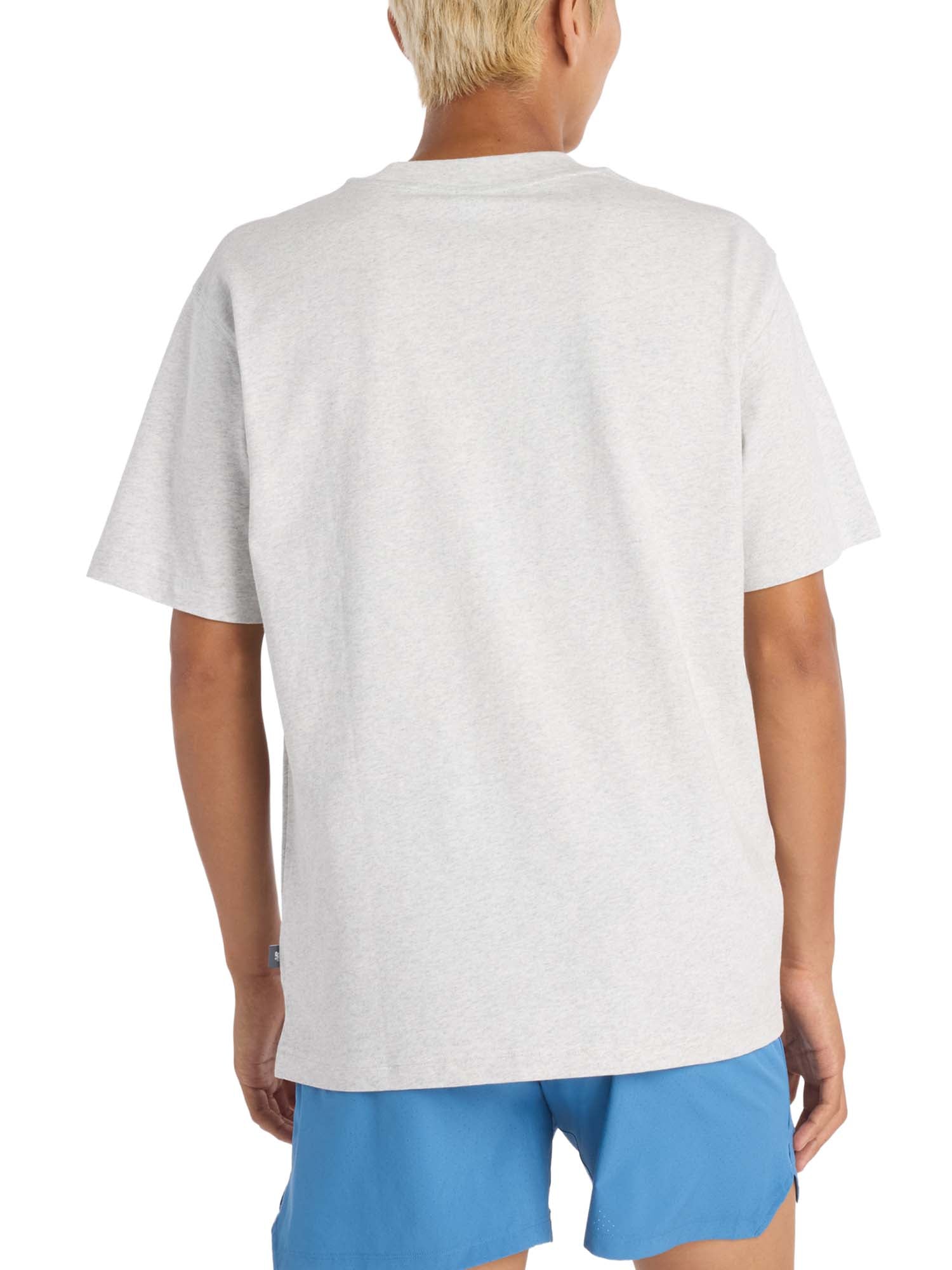 New Balance T-Shirt Athletics Premium Logo Grigio