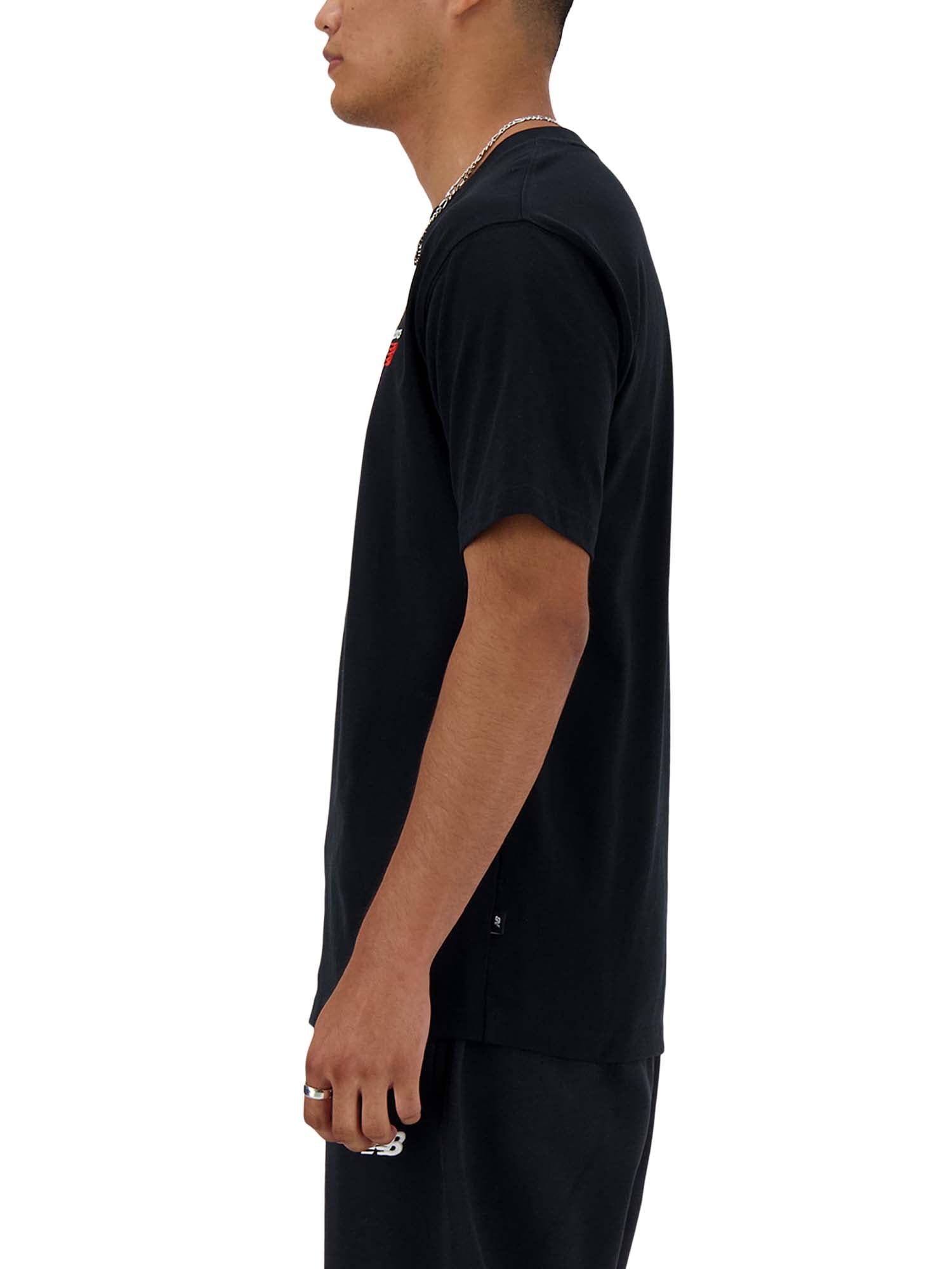 New Balance T-Shirt Athletics Premium Logo Nero