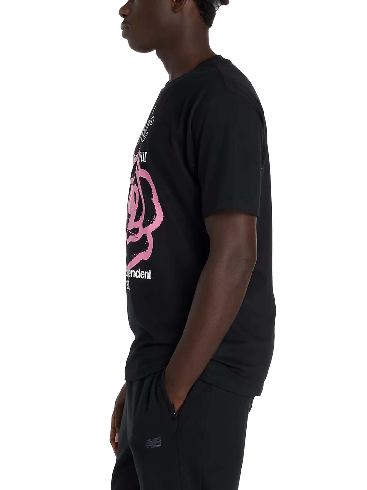 New Balance T-Shirt NYC City Run Nero