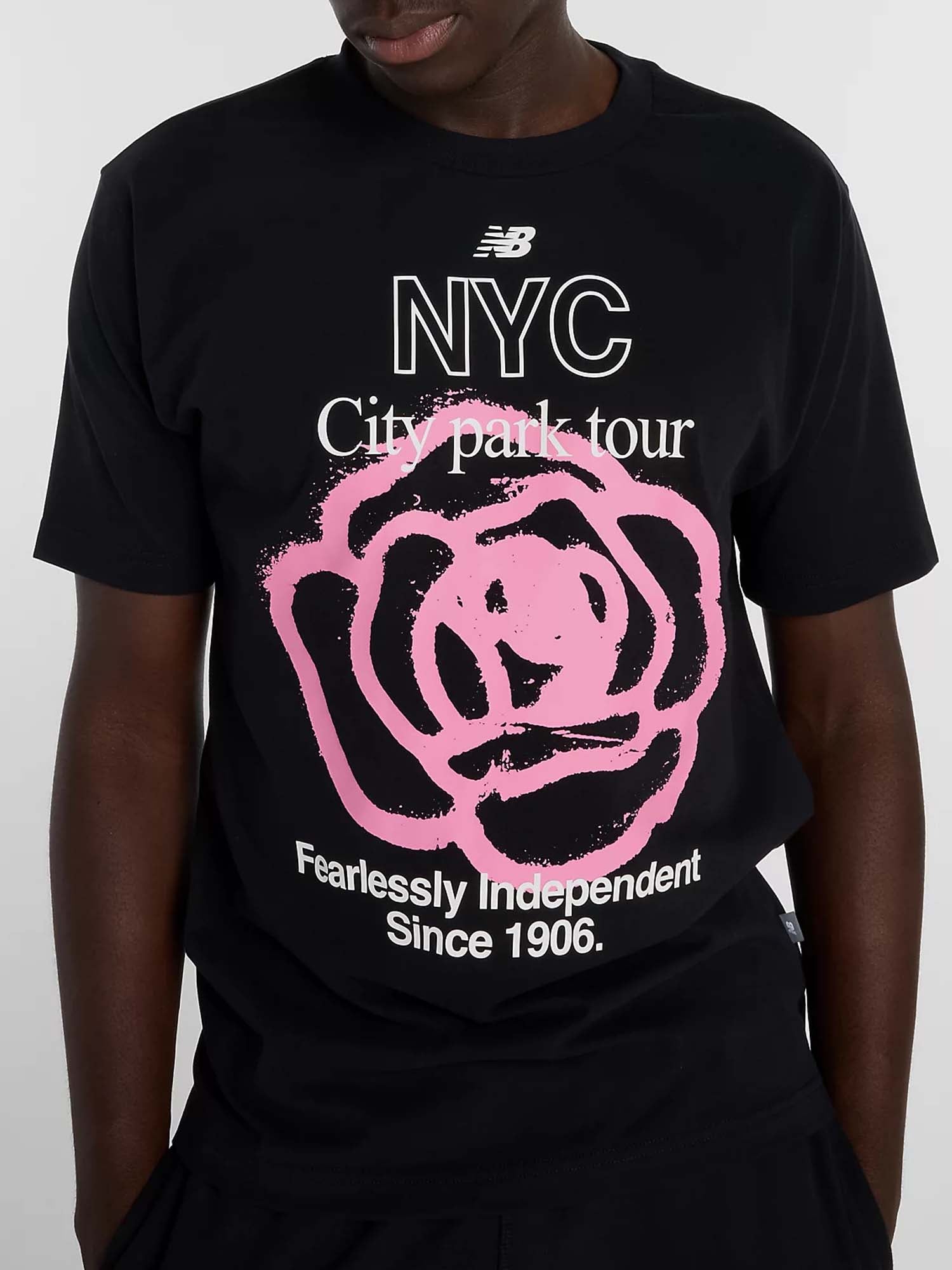 New Balance T-Shirt NYC City Run Nero