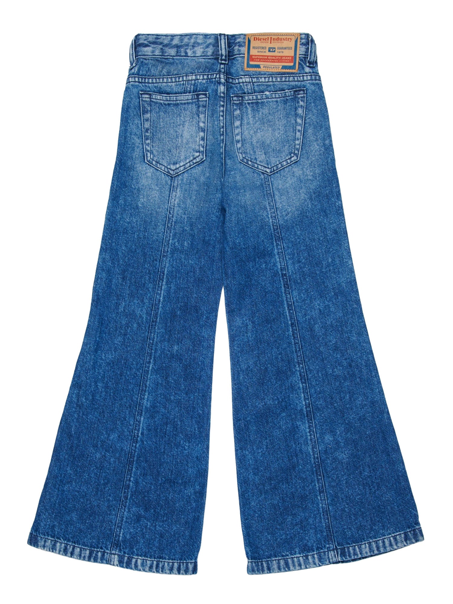 Diesel D-Pam Flare fit jeans Blu