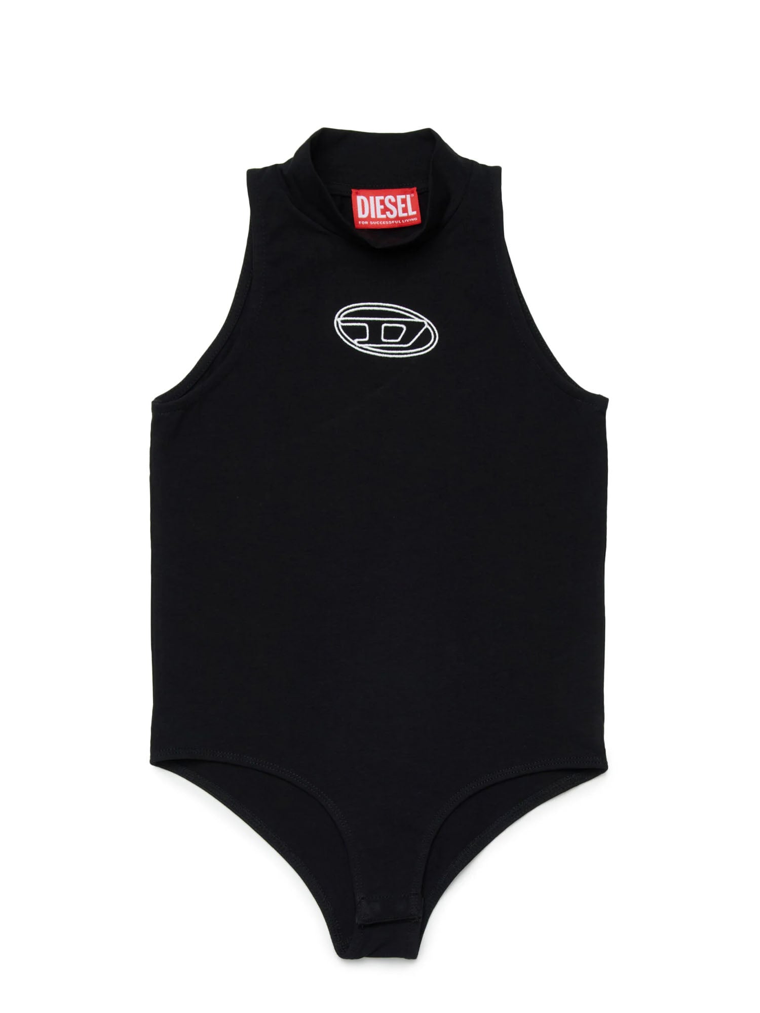 Diesel Body senza maniche con logo Kids Nero