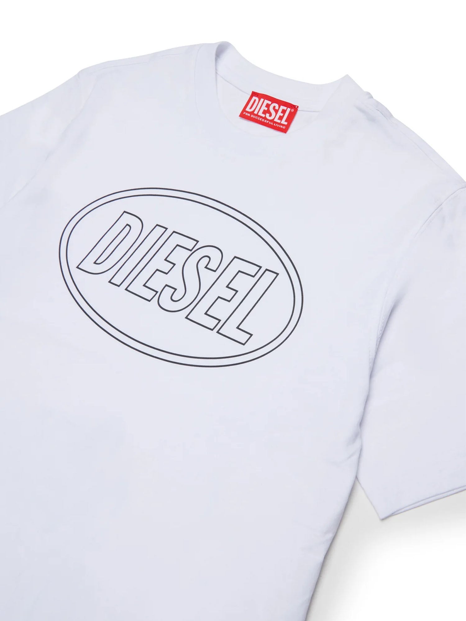 Diesel T-shirt con logo Kids Bianco
