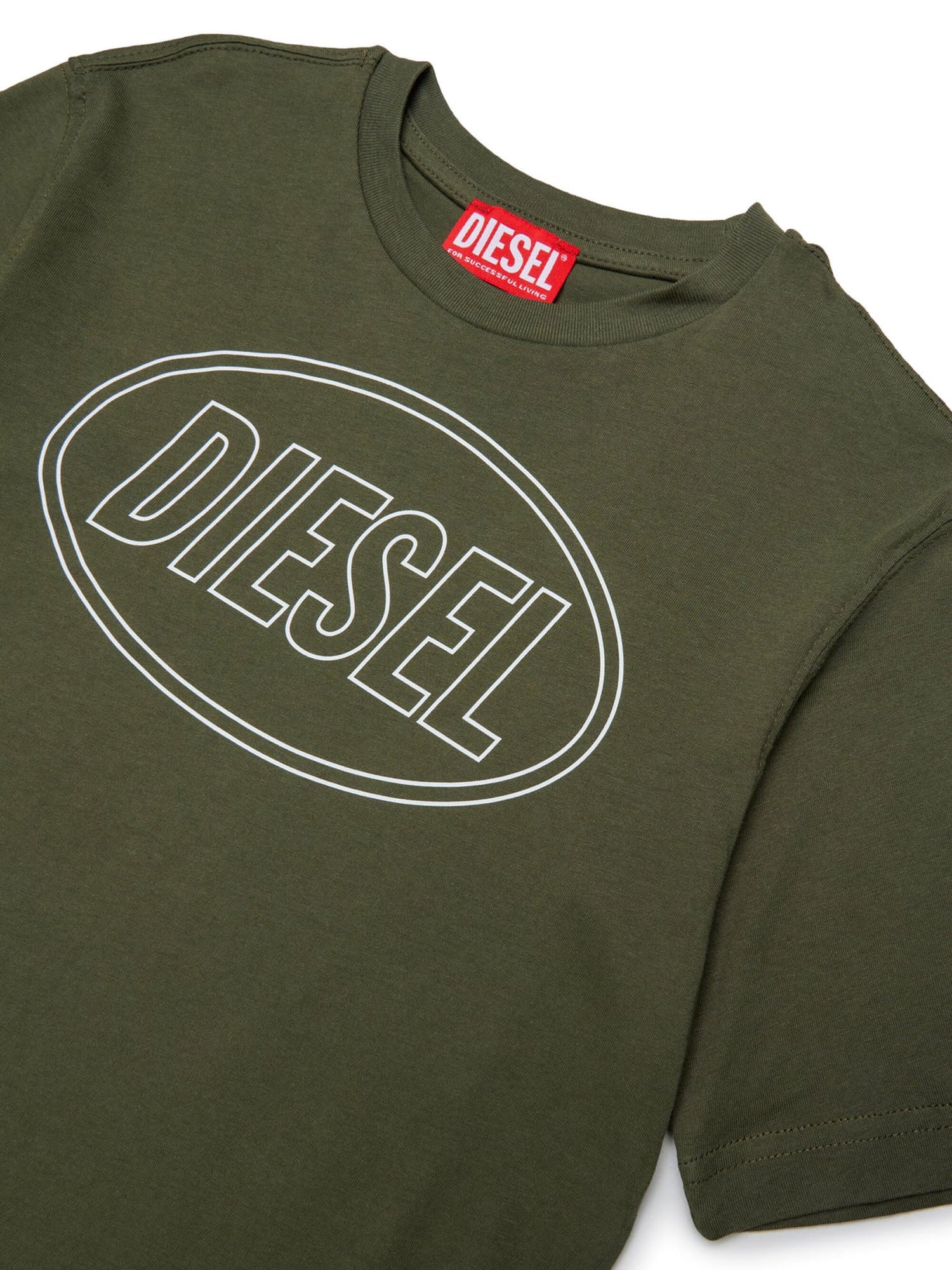 Diesel T-shirt con logo Kids Verde