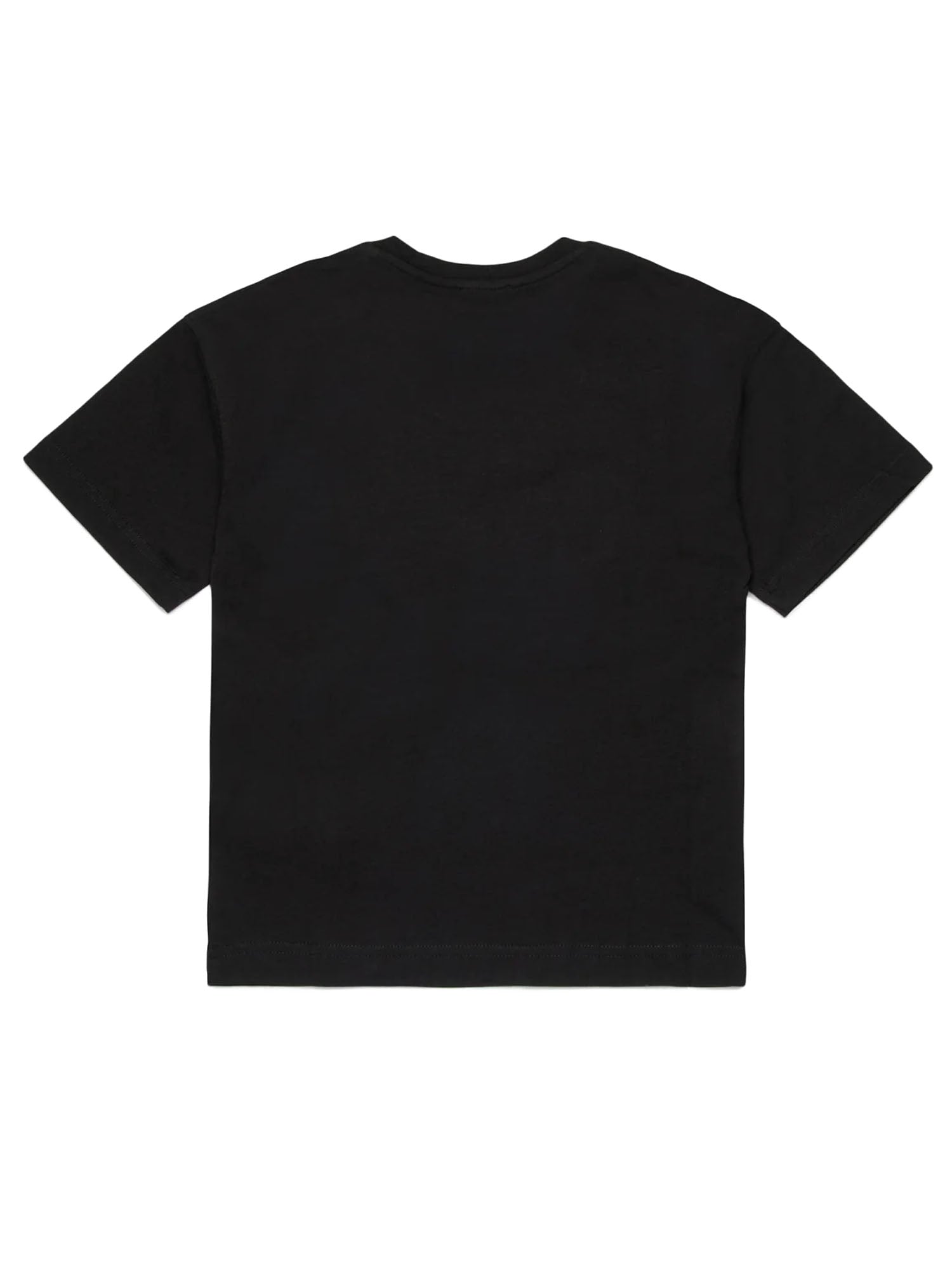 Diesel T-shirt con logo Kids Nero