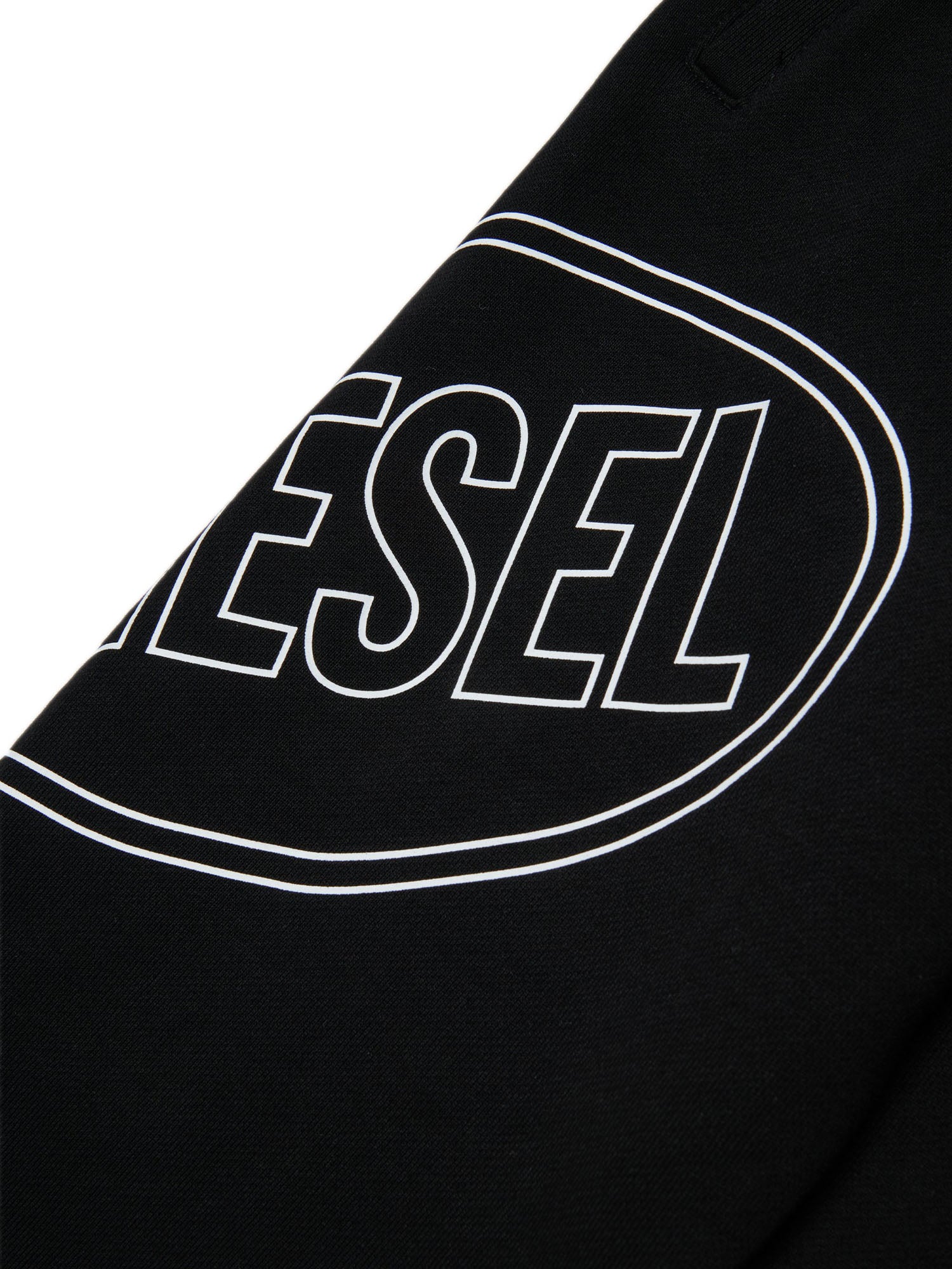 Diesel Pantaloni in felpa con logo Kids Nero