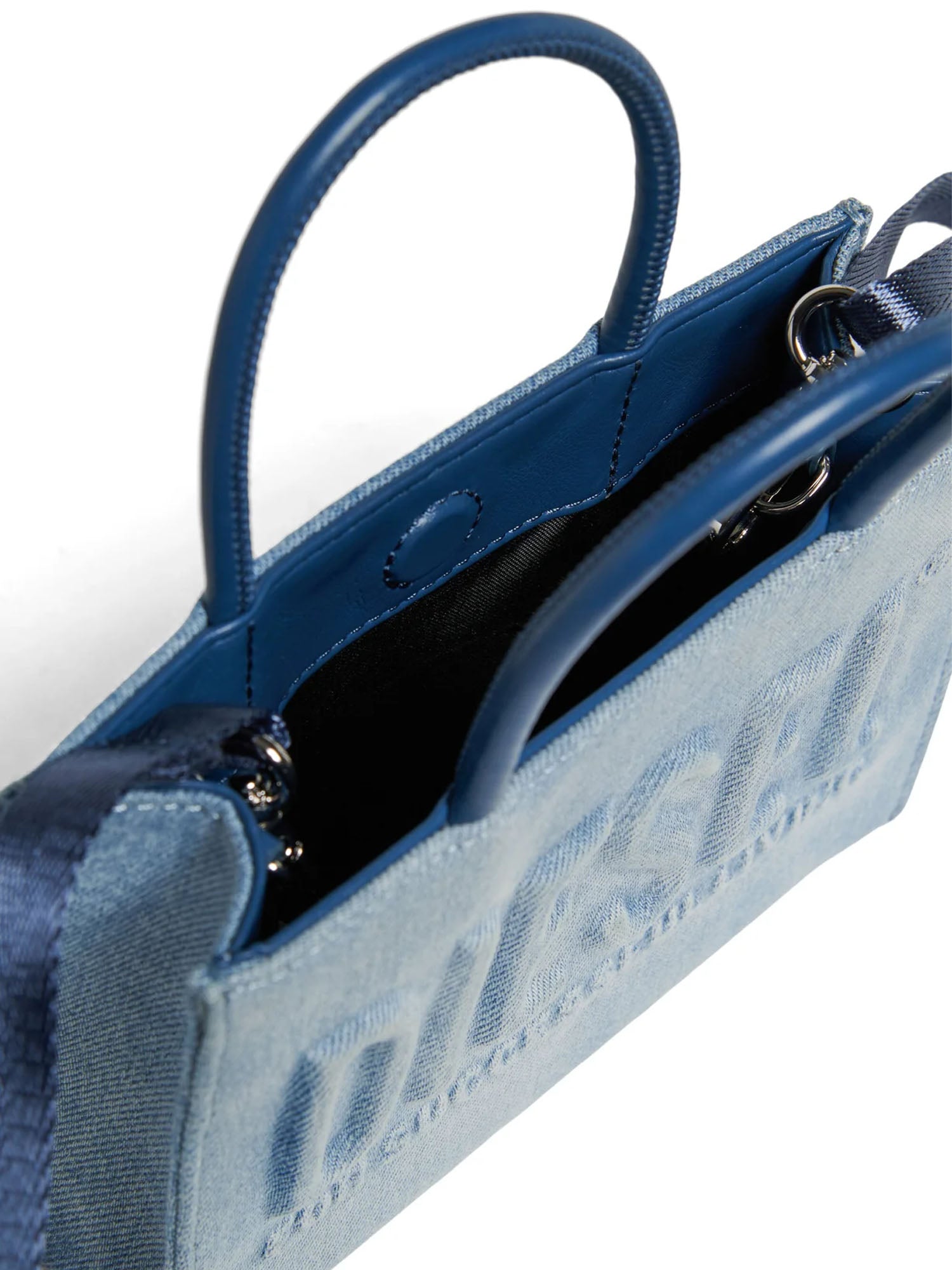 Diesel Borsa mini con logo frontale Blu