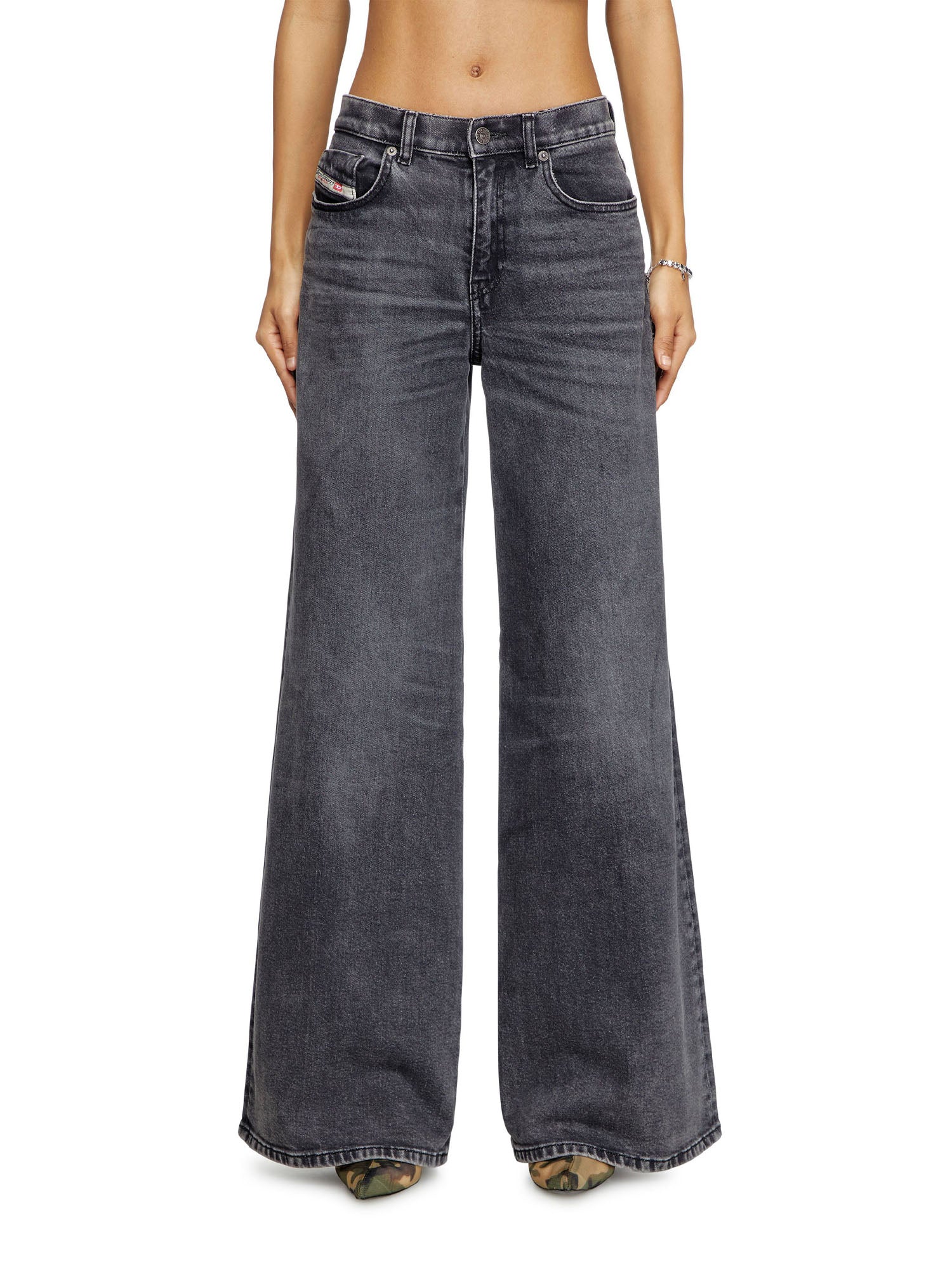 Diesel 1978 D-Akemi Pantaloni Denim Donna Blu