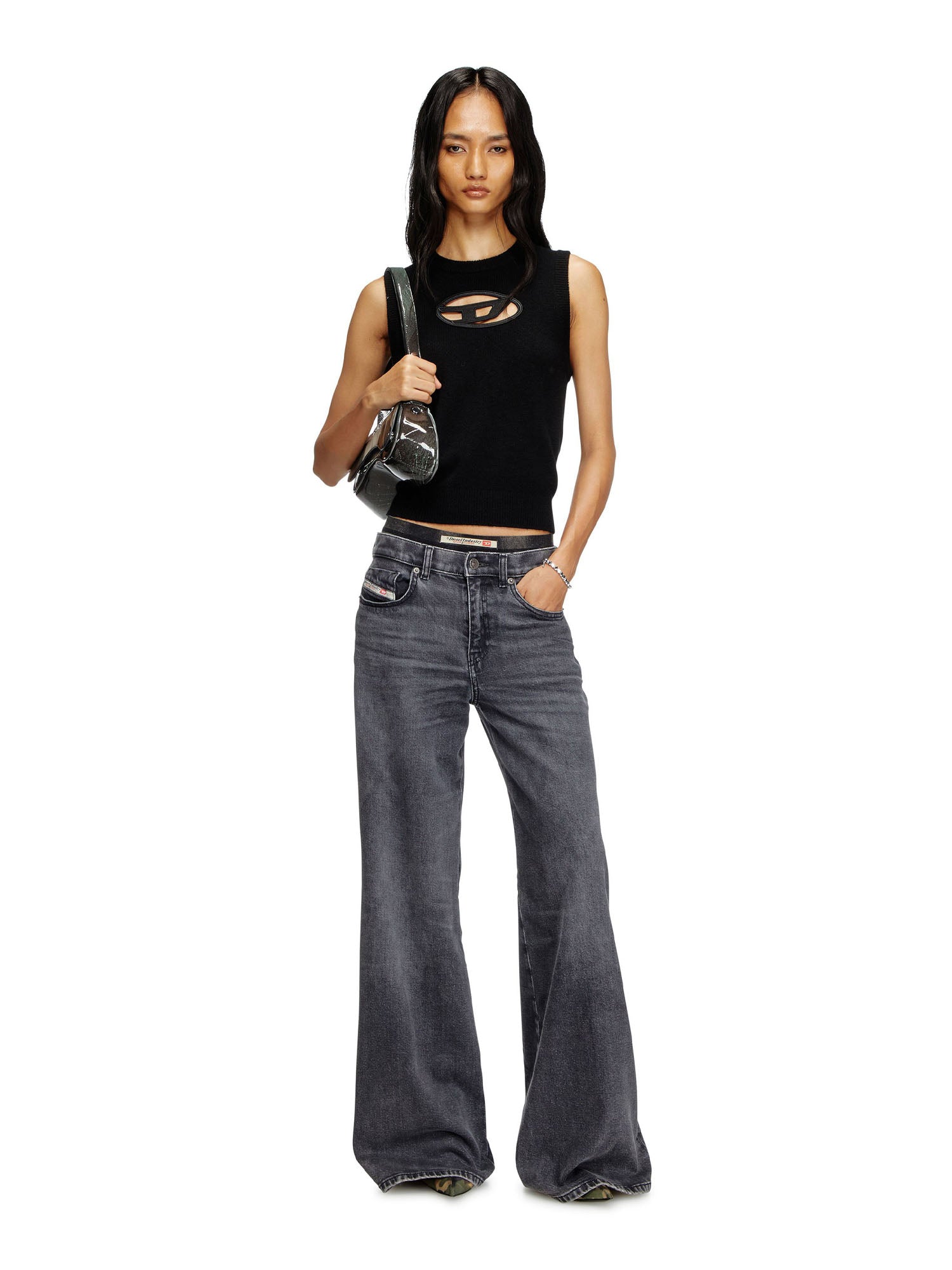 Diesel 1978 D-Akemi Pantaloni Denim Donna Blu