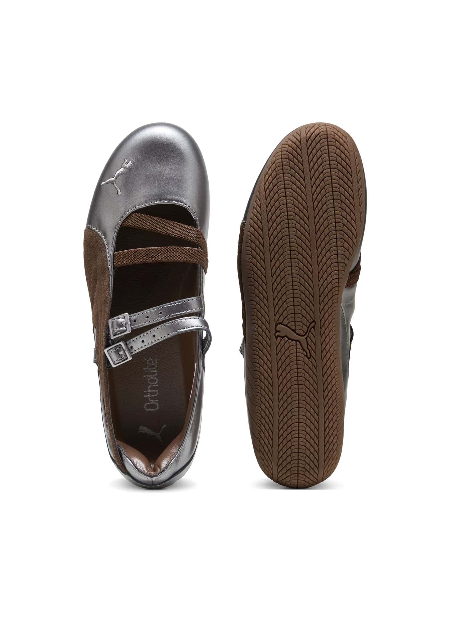 Puma Ballerine Speedcat Lux da donna Marrone