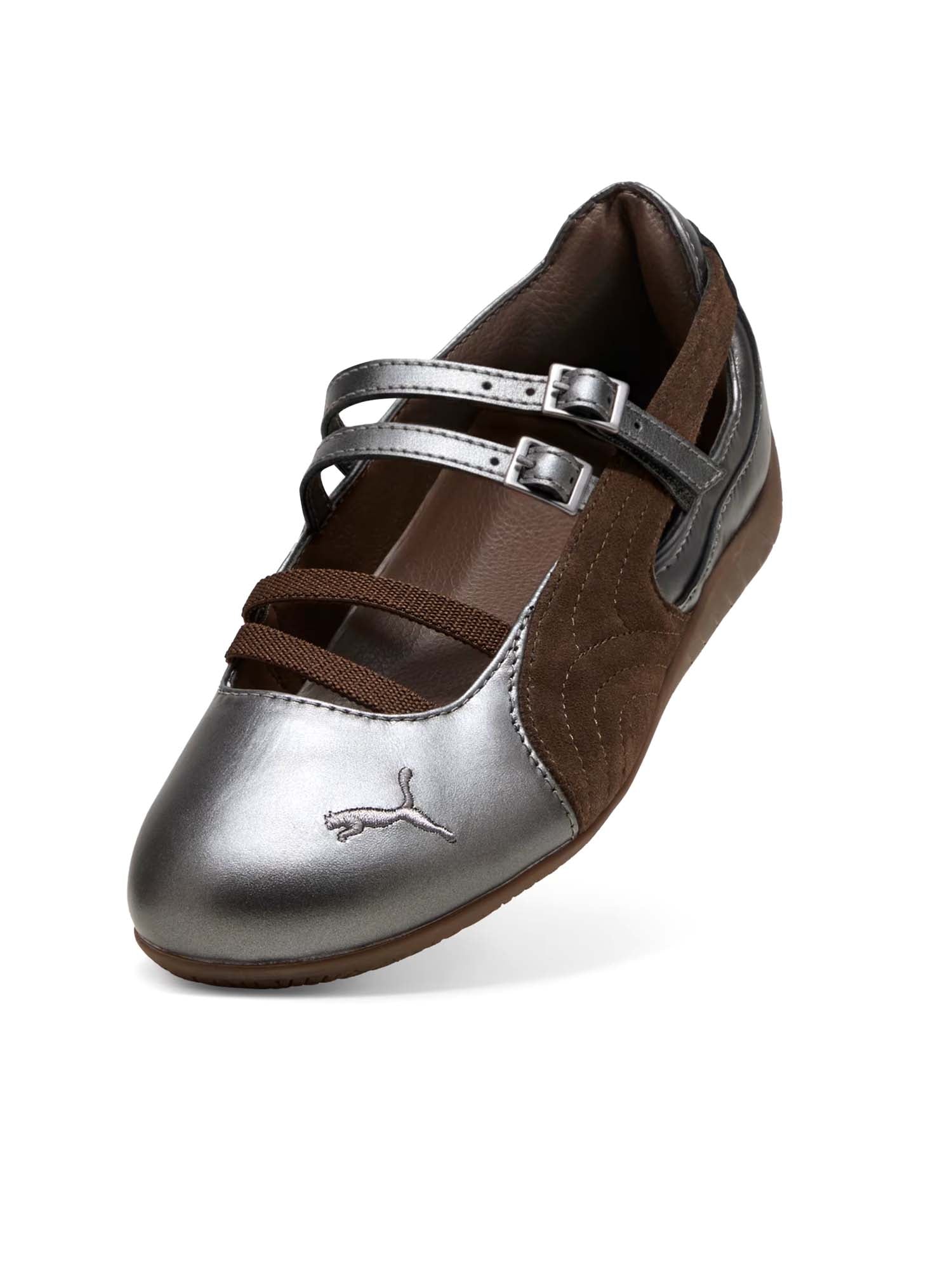 Puma Ballerine Speedcat Lux da donna Marrone