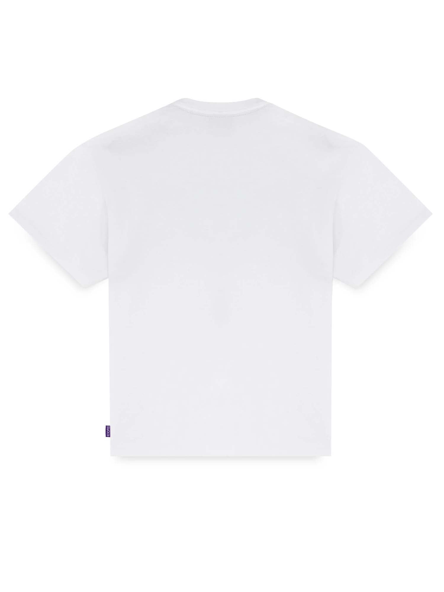 Octopus Kraken Airbrush Tee Bianco