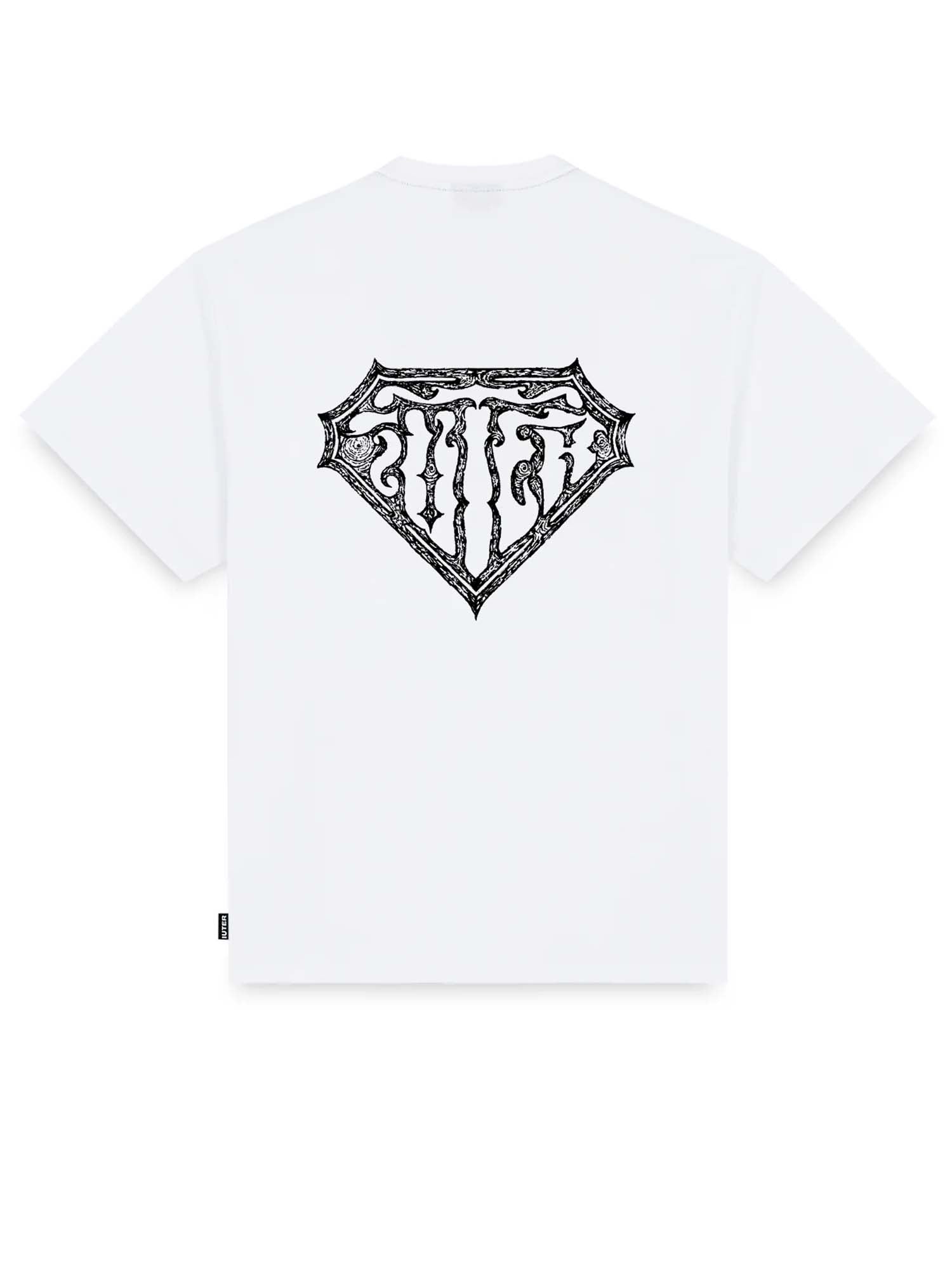 Iuter Thorns Double Logo Tee Bianco