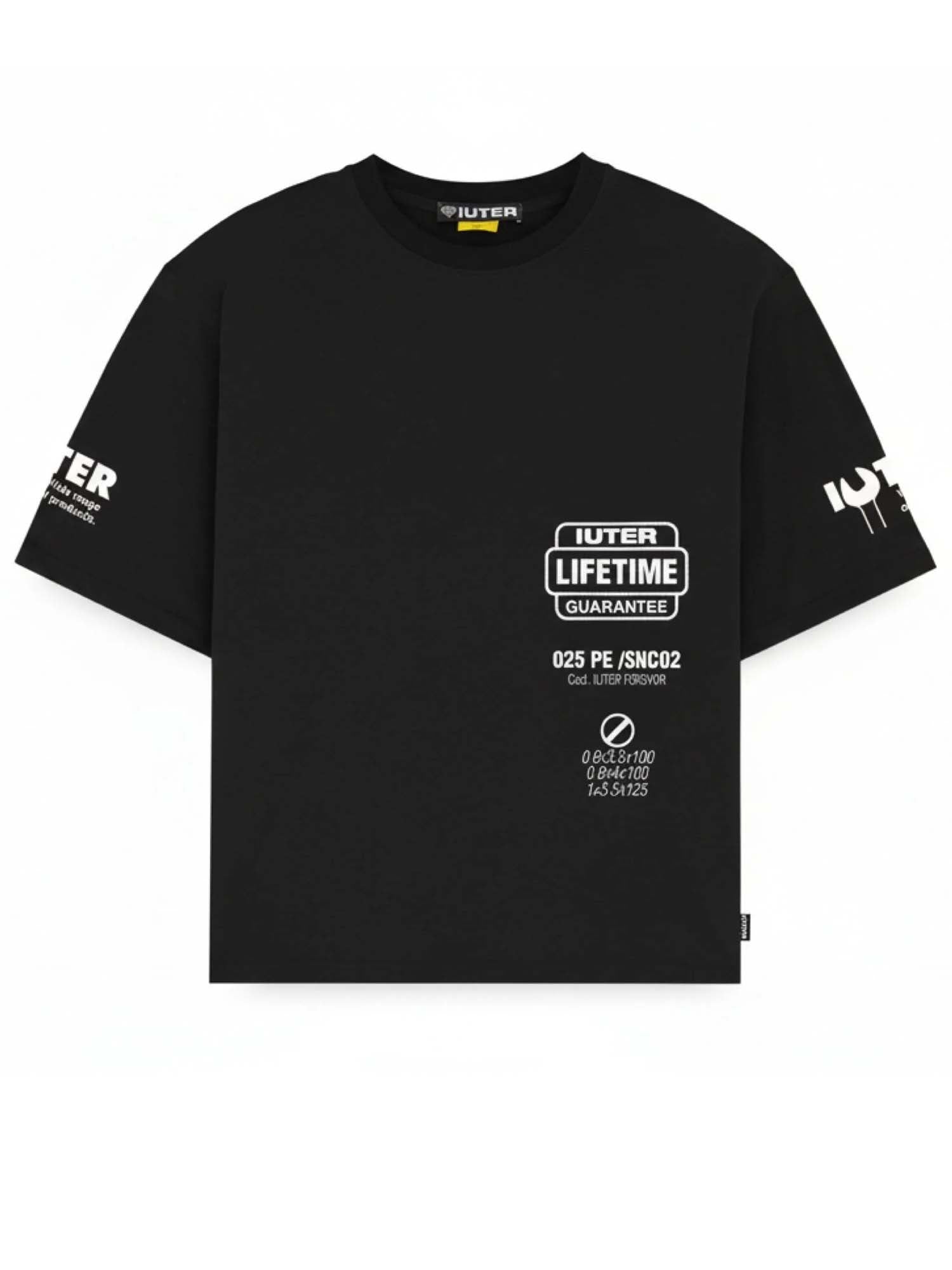 Iuter Shorted Tee Nero